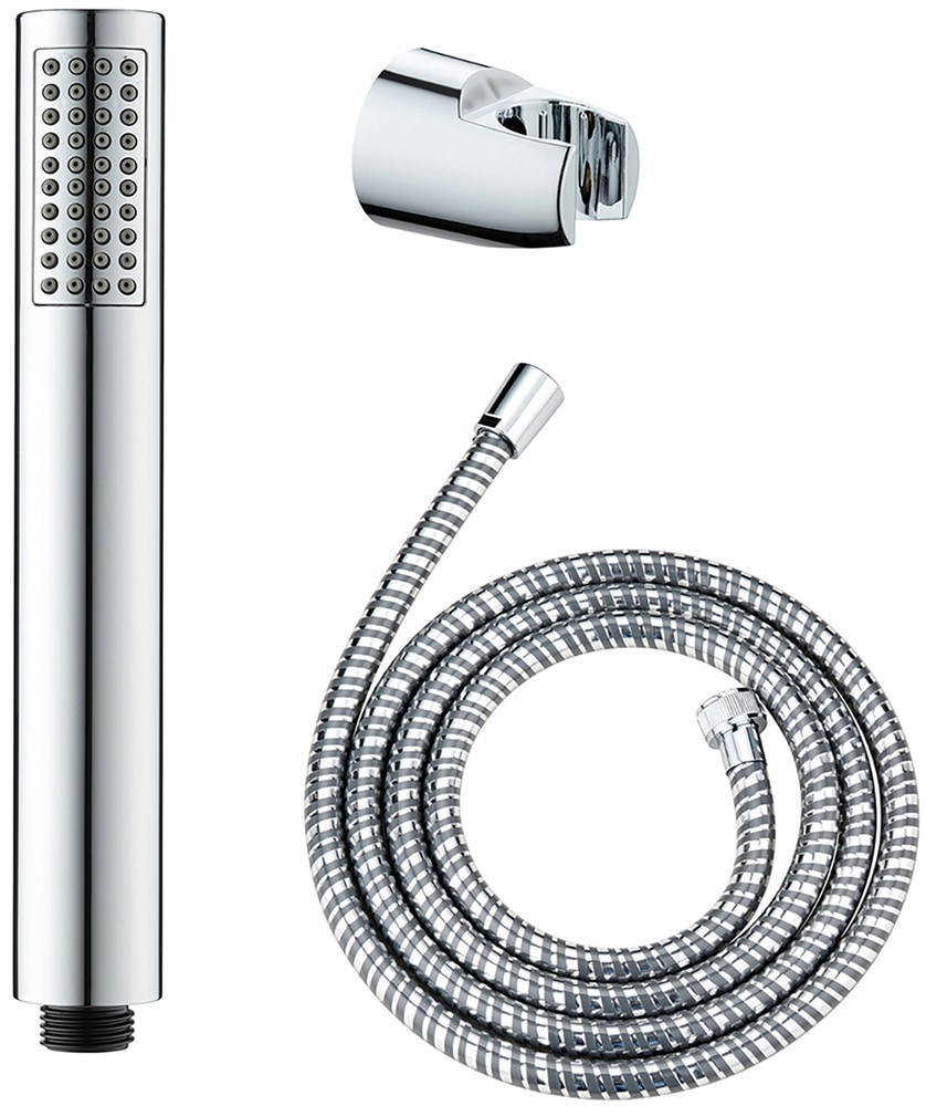 WENKO Handbrause "Modell Basic Line Duschkopf Set Wanne" 3 Stk. tlg. klassi günstig online kaufen