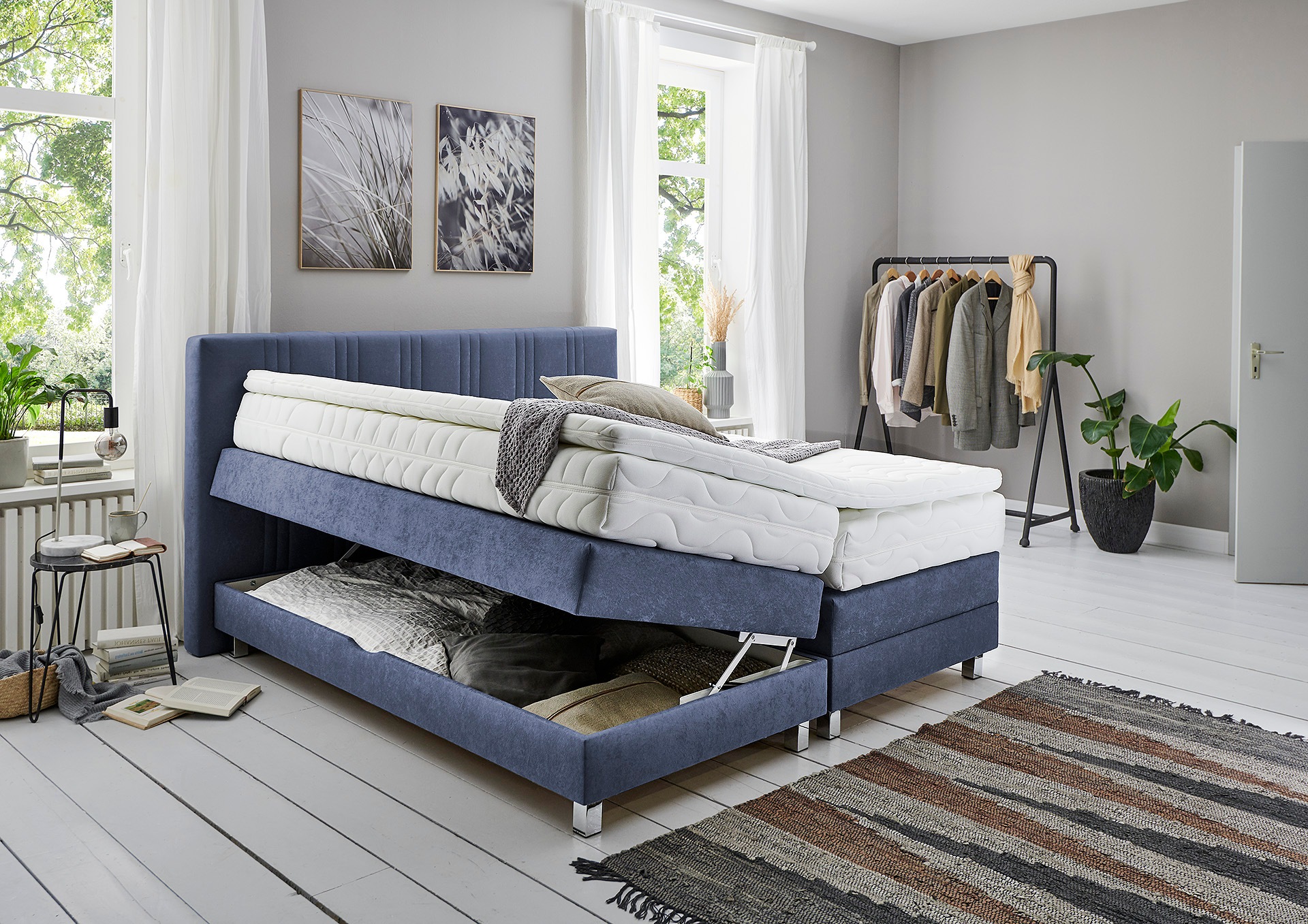 Thumbnail - Westfalia Schlafkomfort Boxspringbett, wahlweise mit Bettkasten und Topper