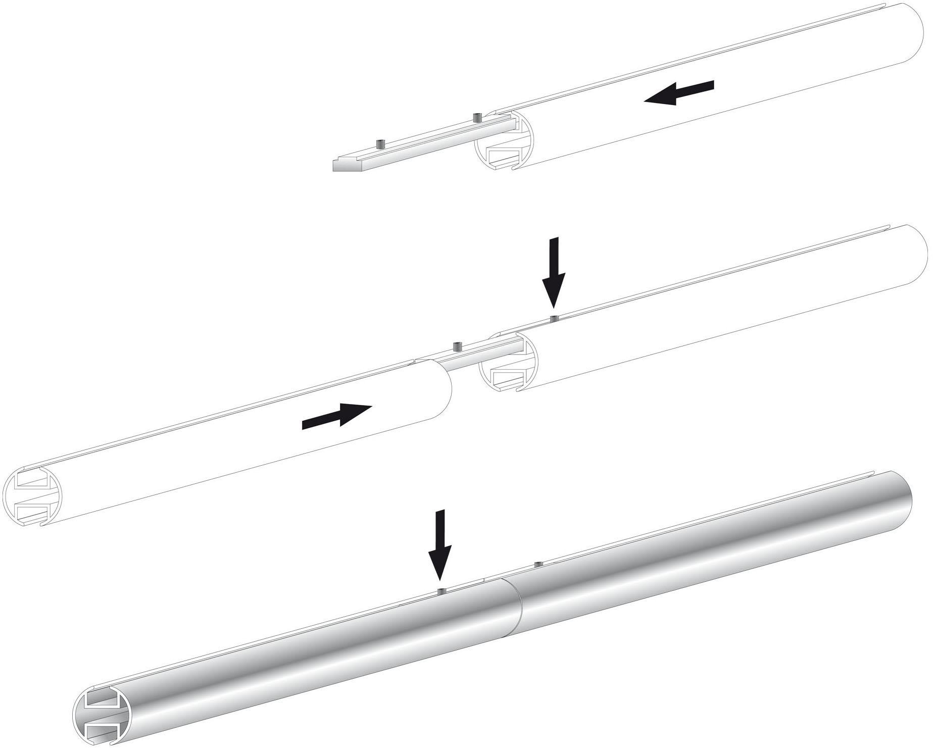 Liedeco Verbinder für Innenlaufprofile Ø 20 mm günstig online kaufen