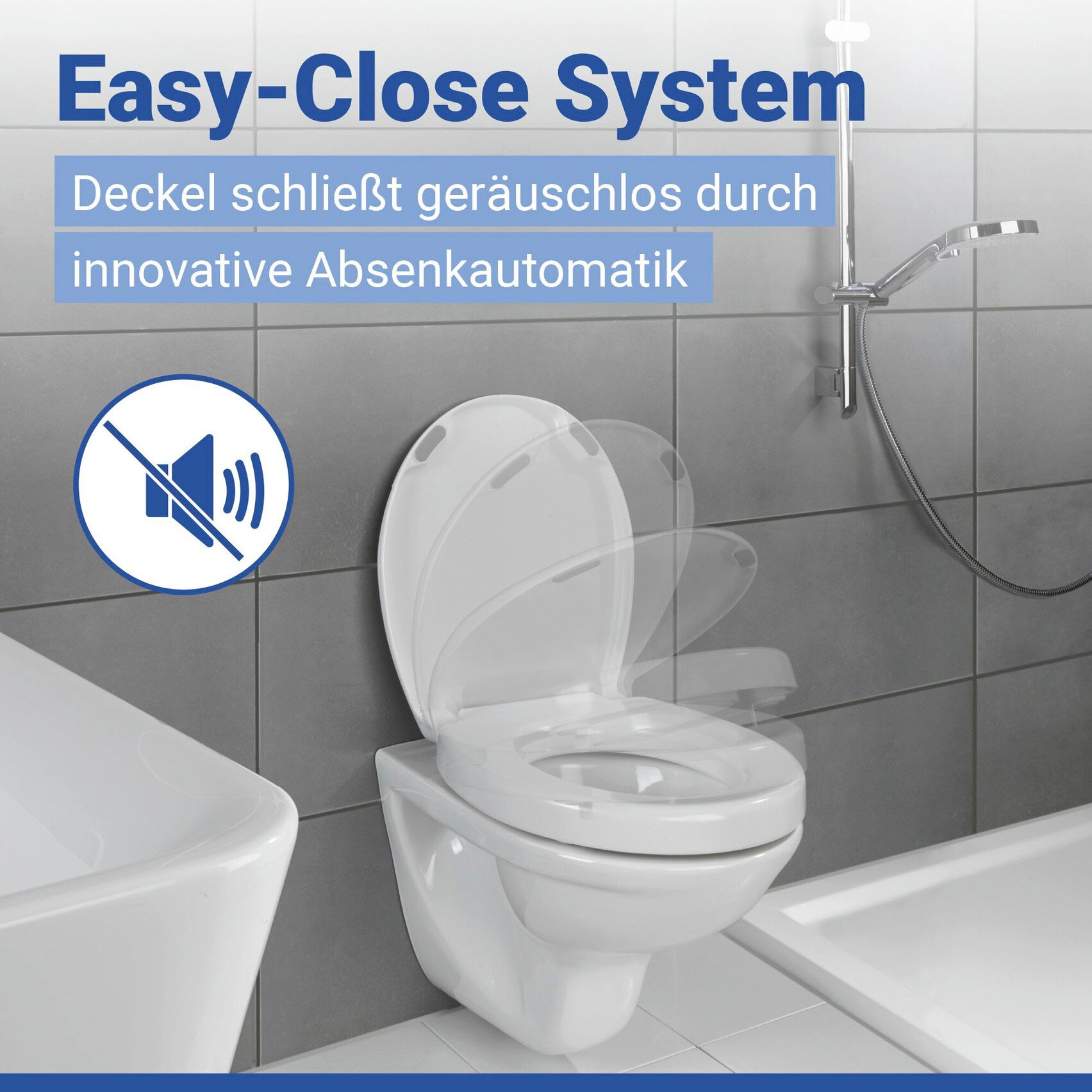 WENKO WC-Sitz »Secura Comfort« mit Sitzflächenerhöhung und Absenkautomatik