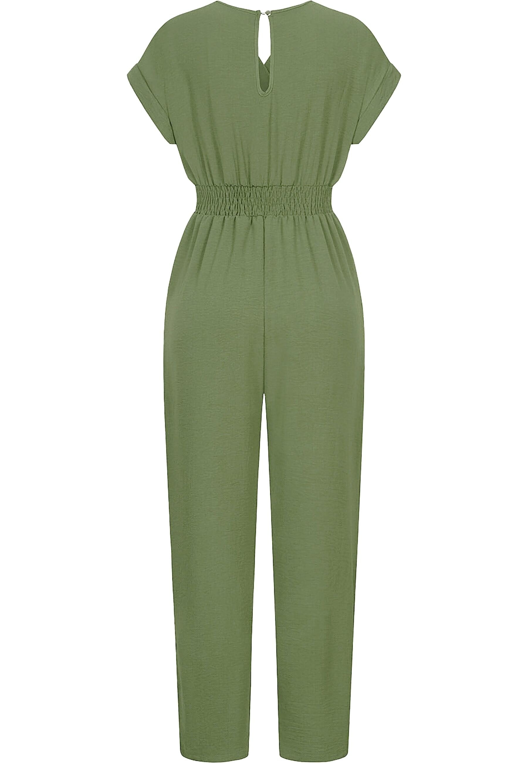 CLOUD 5IVE Jumpsuit "CLOUD 5IVE Jumpsuit in Wickeloptik mit 2-Pockets" 1 St günstig online kaufen