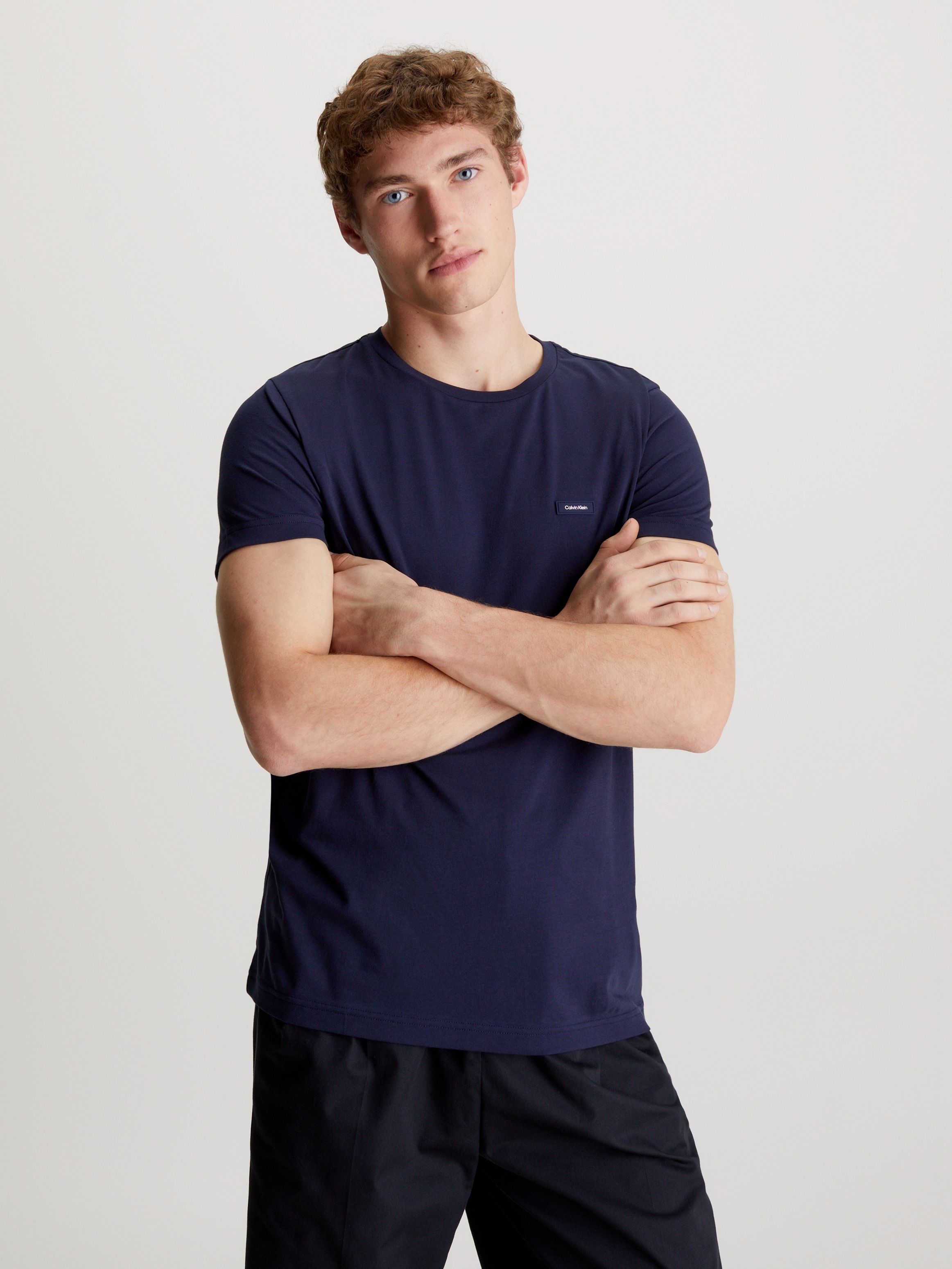 Calvin Klein T-Shirt »STRETCH SLIM FIT T-SHIRT«, mit Rundhalsausschnitt