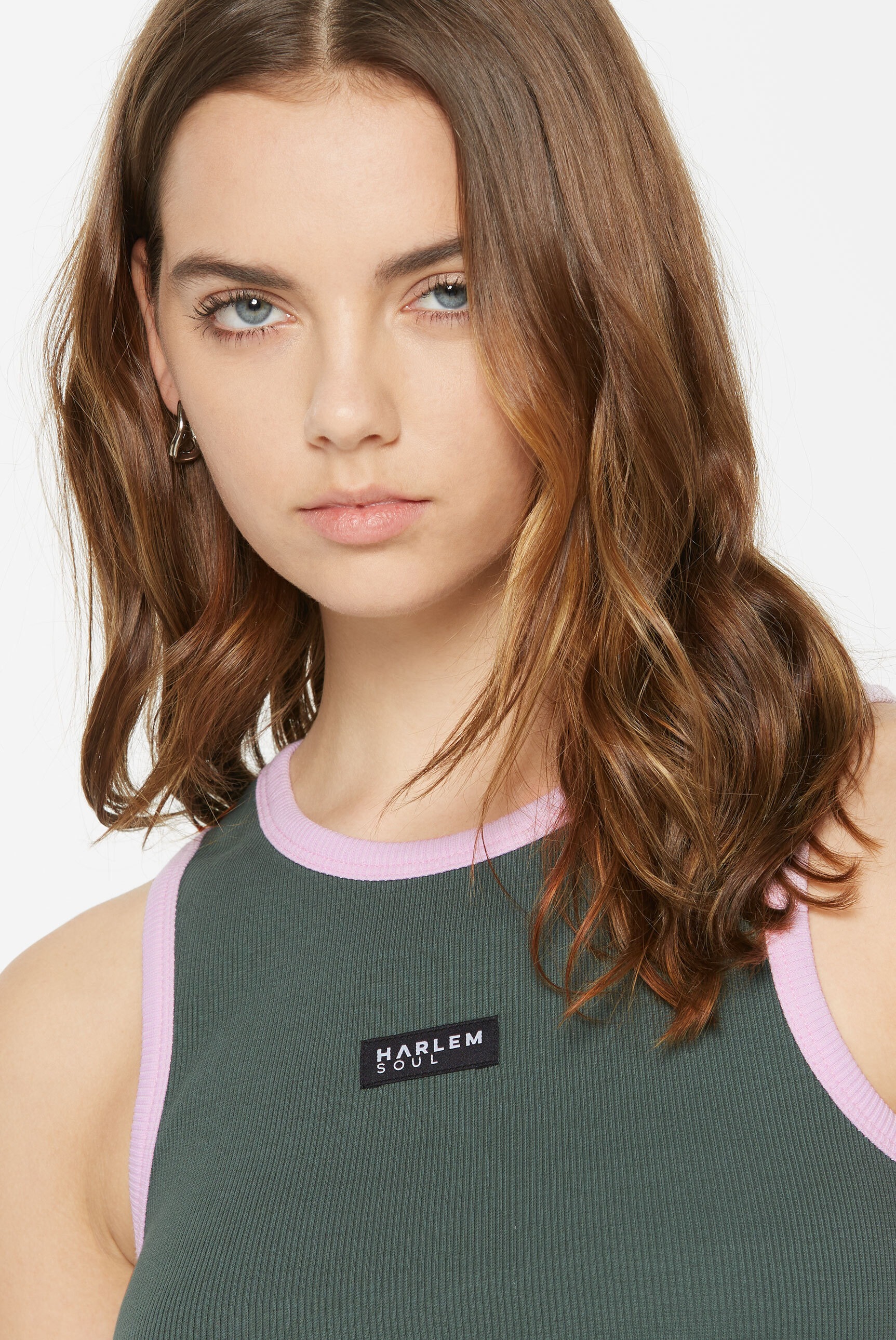 Harlem Soul Crop-Top mit Baumwolle