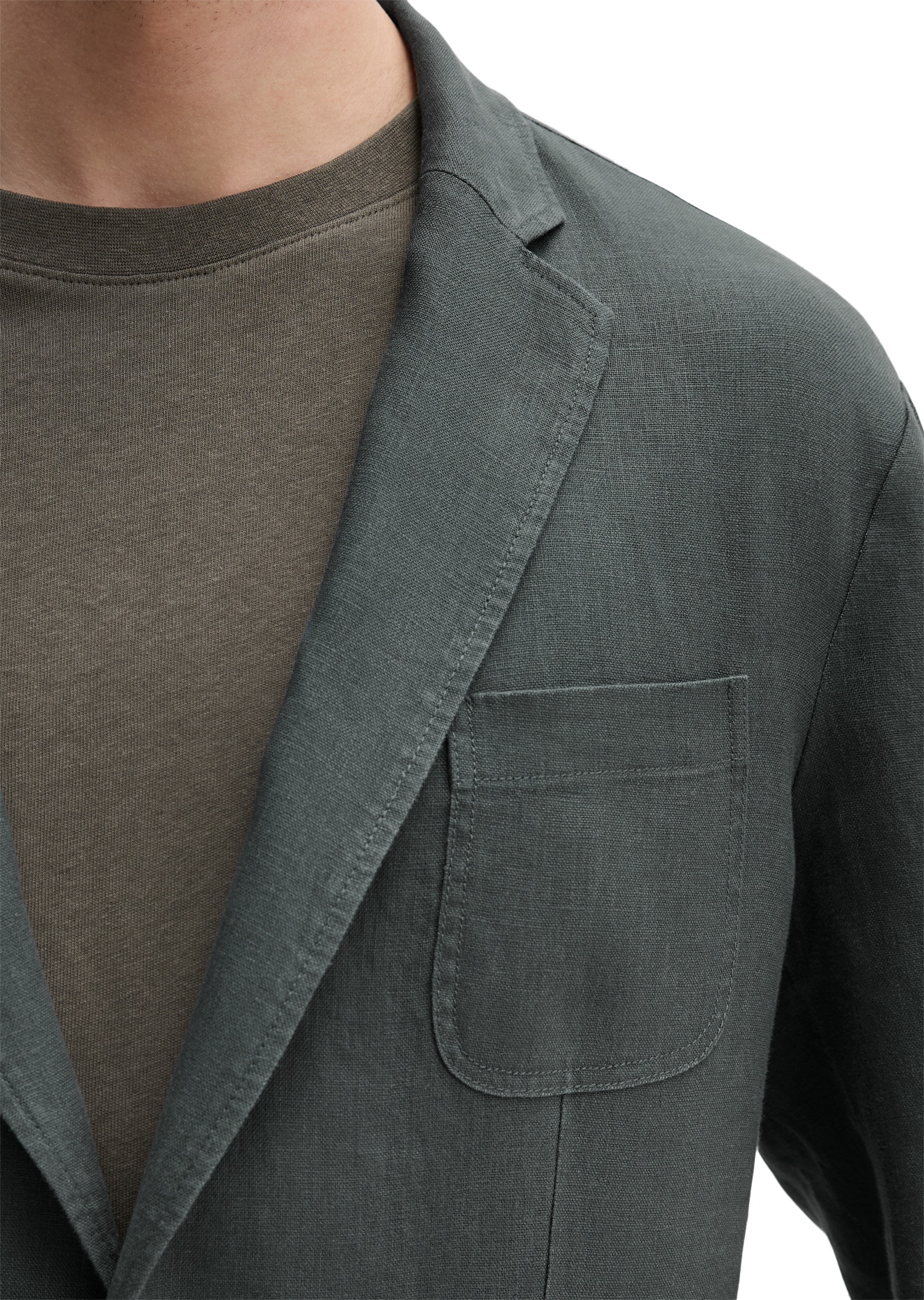 Marc O'Polo 50 Linen Blazer Blue 5