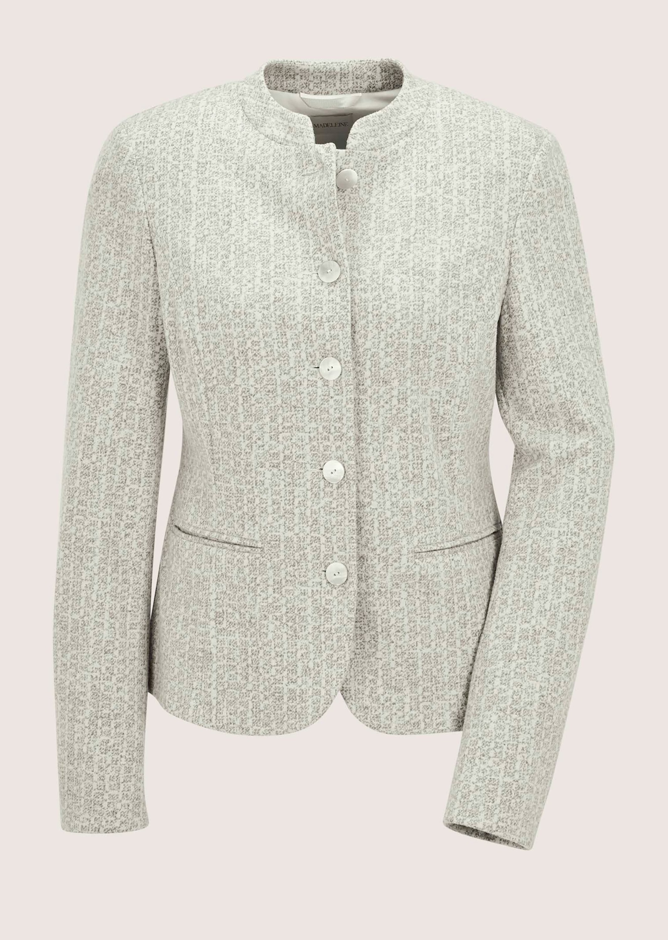 MADELEINE Jackenblazer "Kurzblazer Eleganter Businessblazer mit Stehkragen" günstig online kaufen