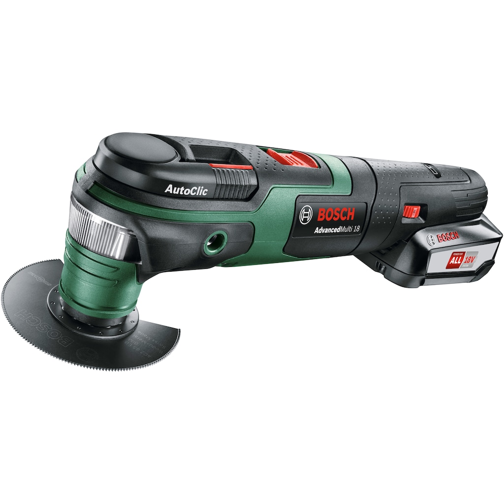 Bosch Home & Garden Akku-Multifunktionswerkzeug »AdvancedMulti 18«, (Set)