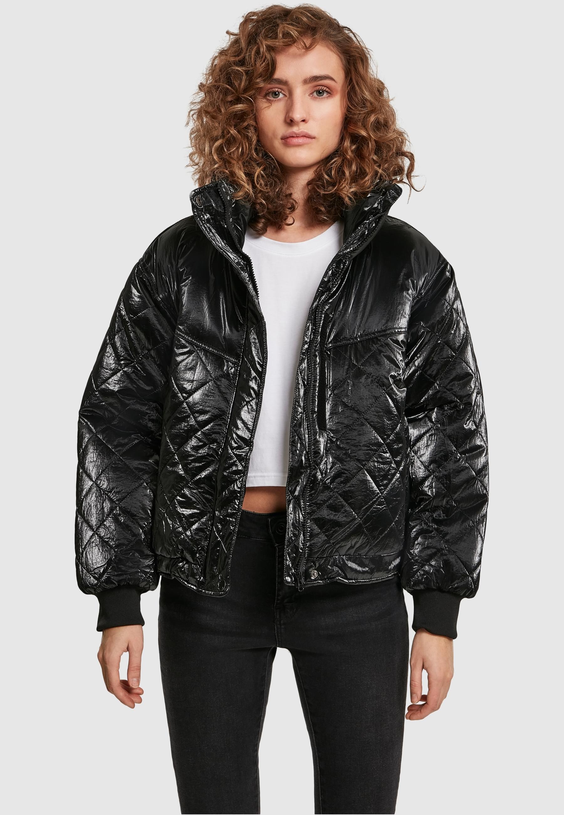 URBAN CLASSICS Winterjacke »Urban Classics Damen«, (1 St.), ohne Kapuze