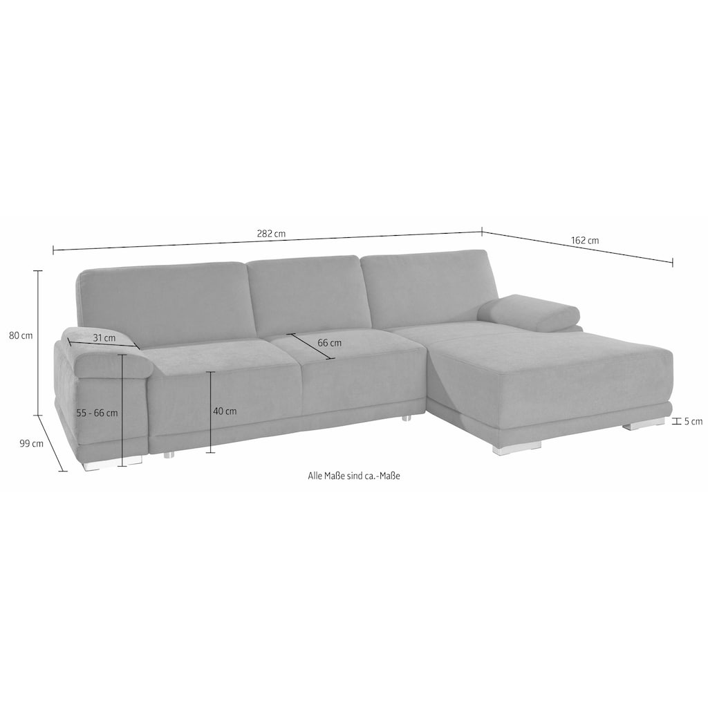 sit&more Ecksofa »Coria L-Form«