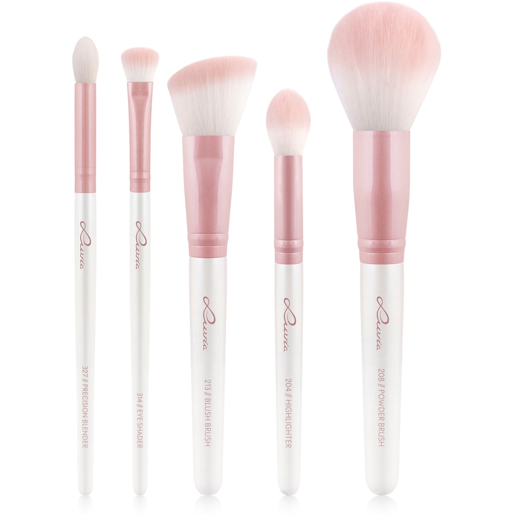 Luvia Cosmetics Kosmetikpinsel-Set »Daily Essentials«, (5 tlg.)