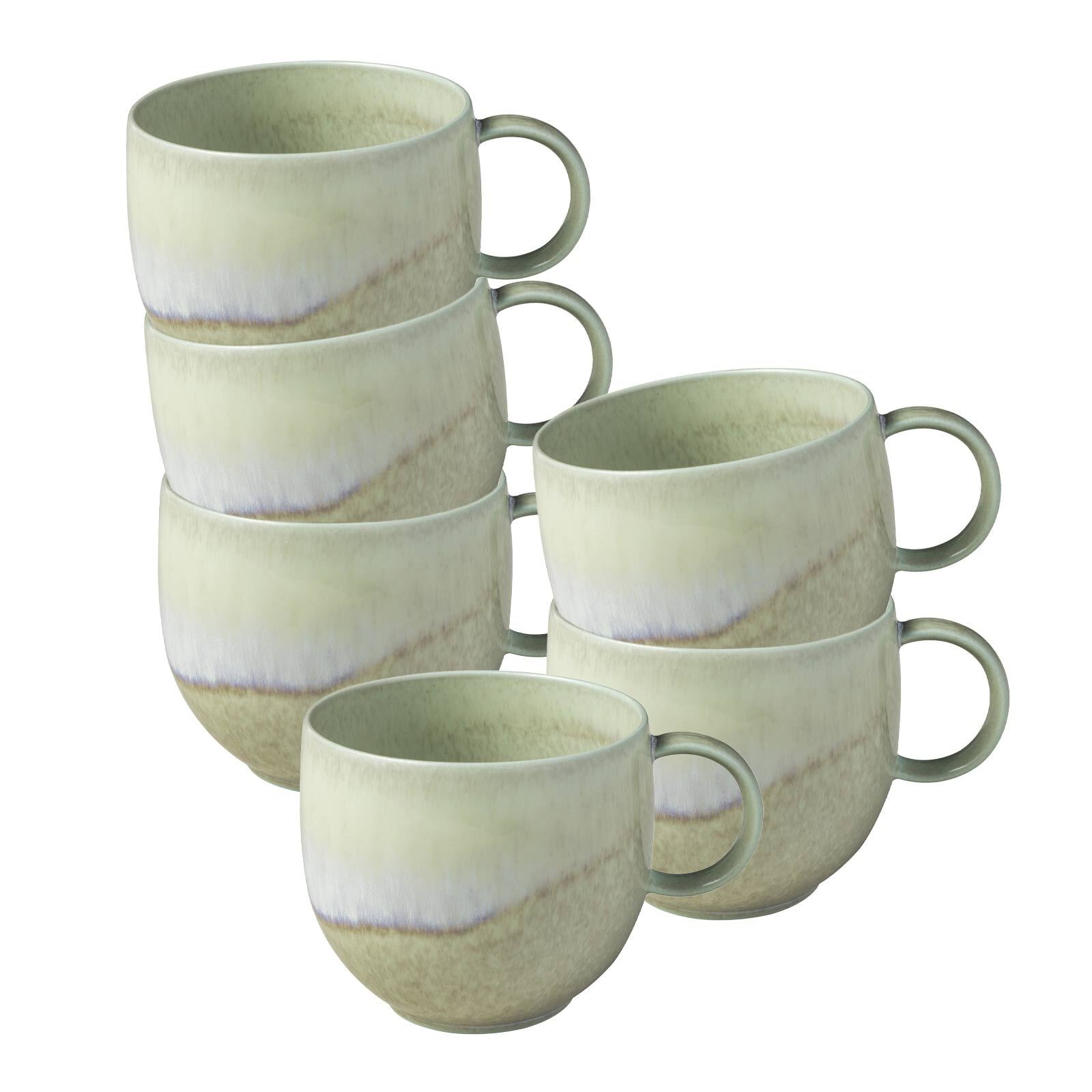 like. by Villeroy & Boch Becher "Henkelbecher Perlemor Alga 290 ml 6er Set günstig online kaufen