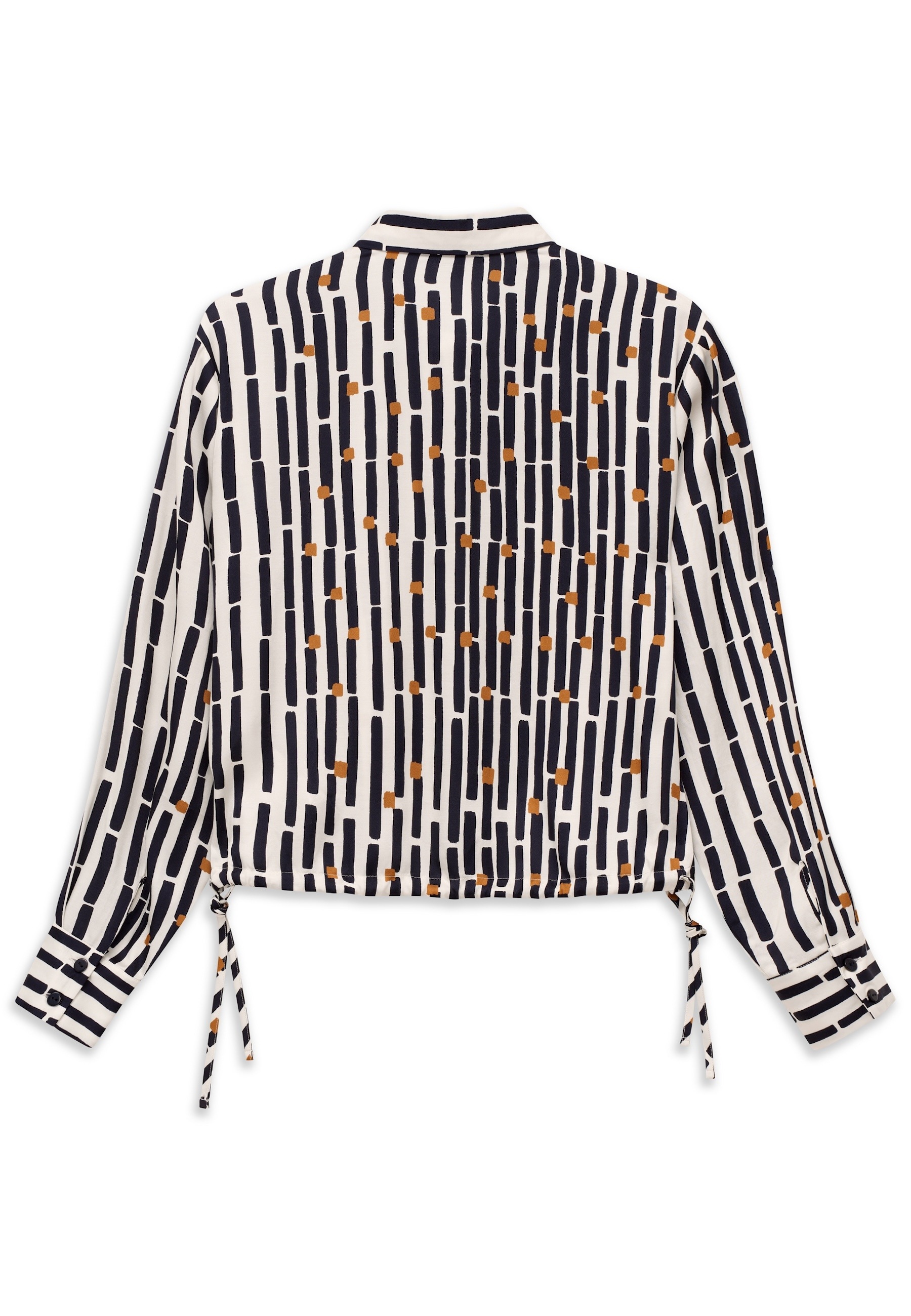 bugatti Langarmbluse mit grafischem Print aus Viskose