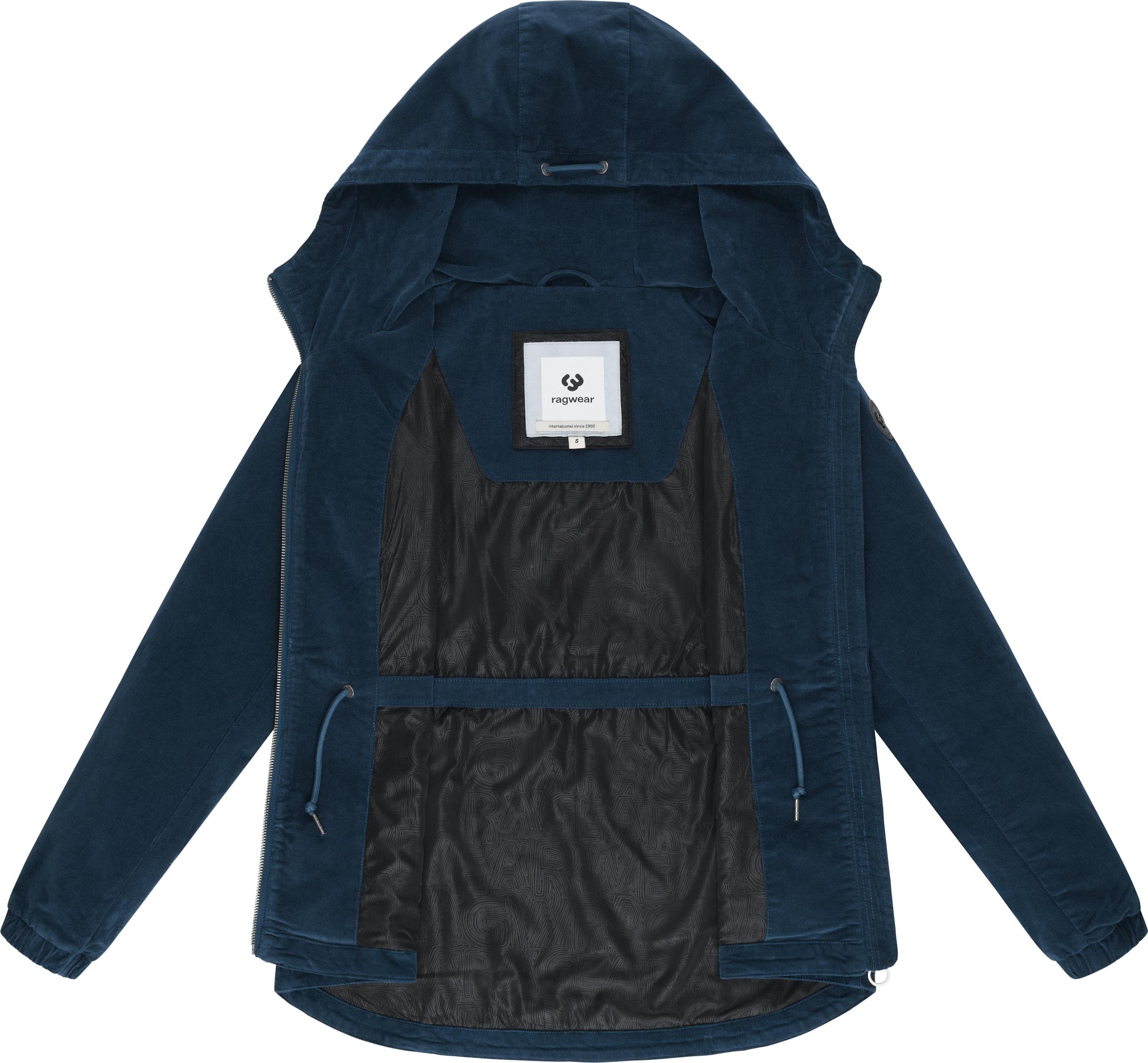 Ragwear Cordjacke »Dankka Cordy YOUMODO« mit Kapuze Stylische Damen Übergangsjacke in Feincord-Optik