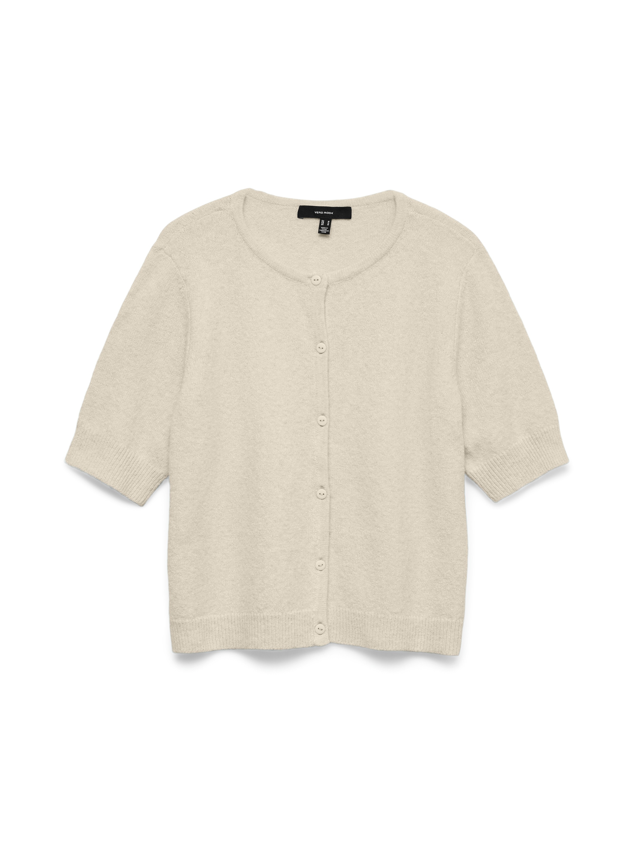 Vero Moda Strickjacke »VMDOFFY 2/4 O-NECK BUTTON CARDIGAN NOOS«