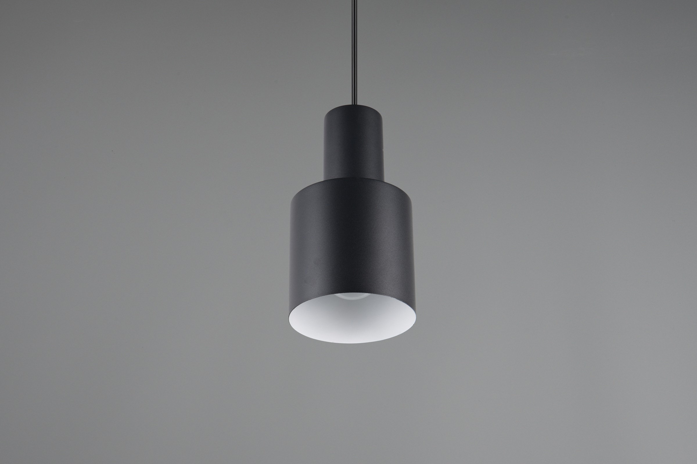 TRIO Leuchten Pendelleuchte »AGUDO, Hängelampe 1-flammig, exkl 1xE27 max 10W, höhenverstellbar«, 1 flammig, Leuchtmittel E27 | Leuchtmittel wechselbar, Hängelampe Ø 12cm, bis max 150cm Abhängung, Küche Esszimmer Wohnzimmer