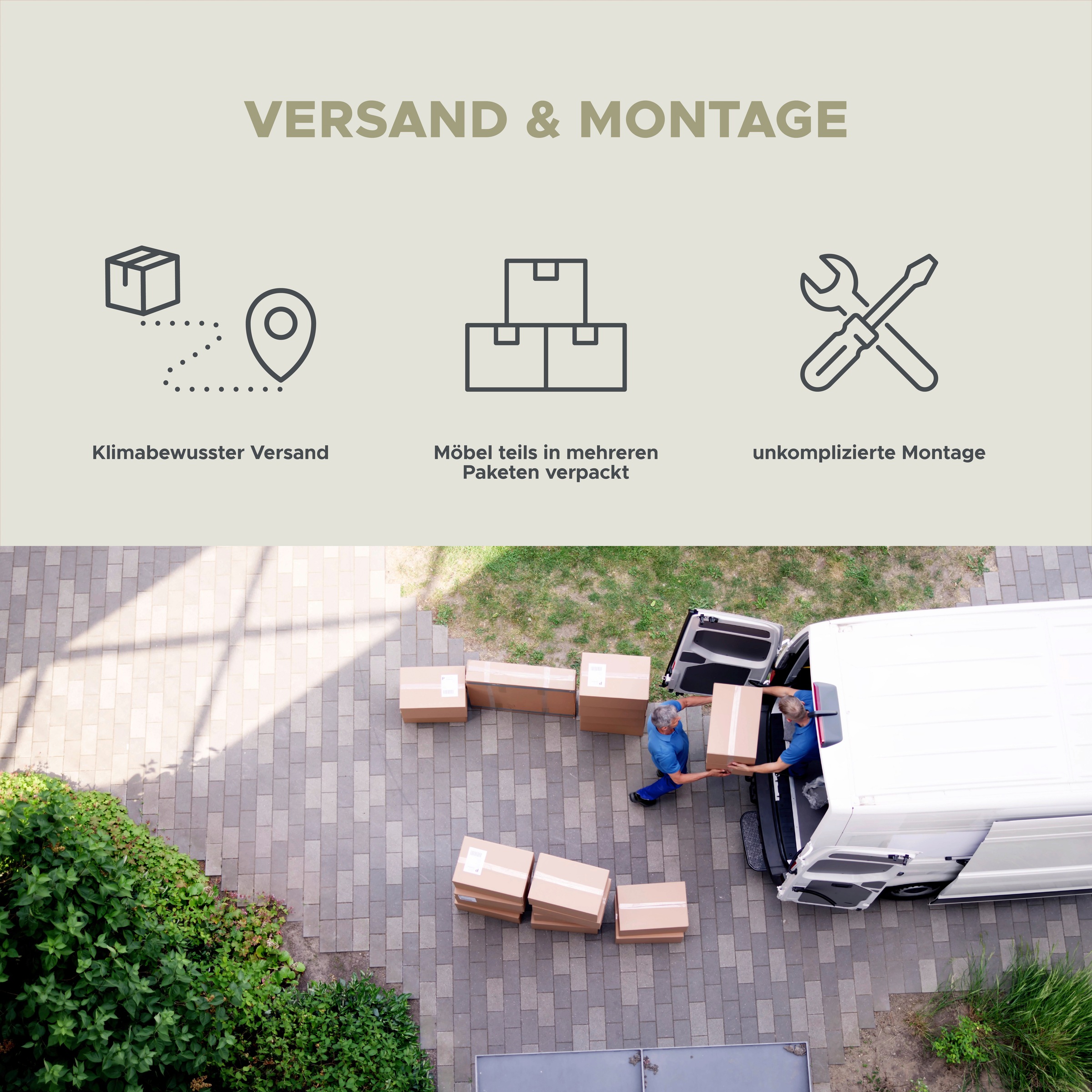 INOSIGN Badmöbel-Set »FLORENZ, 2-tlg. Bad-Kombination, hochwertige MDF-Front« best. aus: 1 Spiegelschrank, 1 Waschbeckenunterschrank, 3 Stk. tlg.