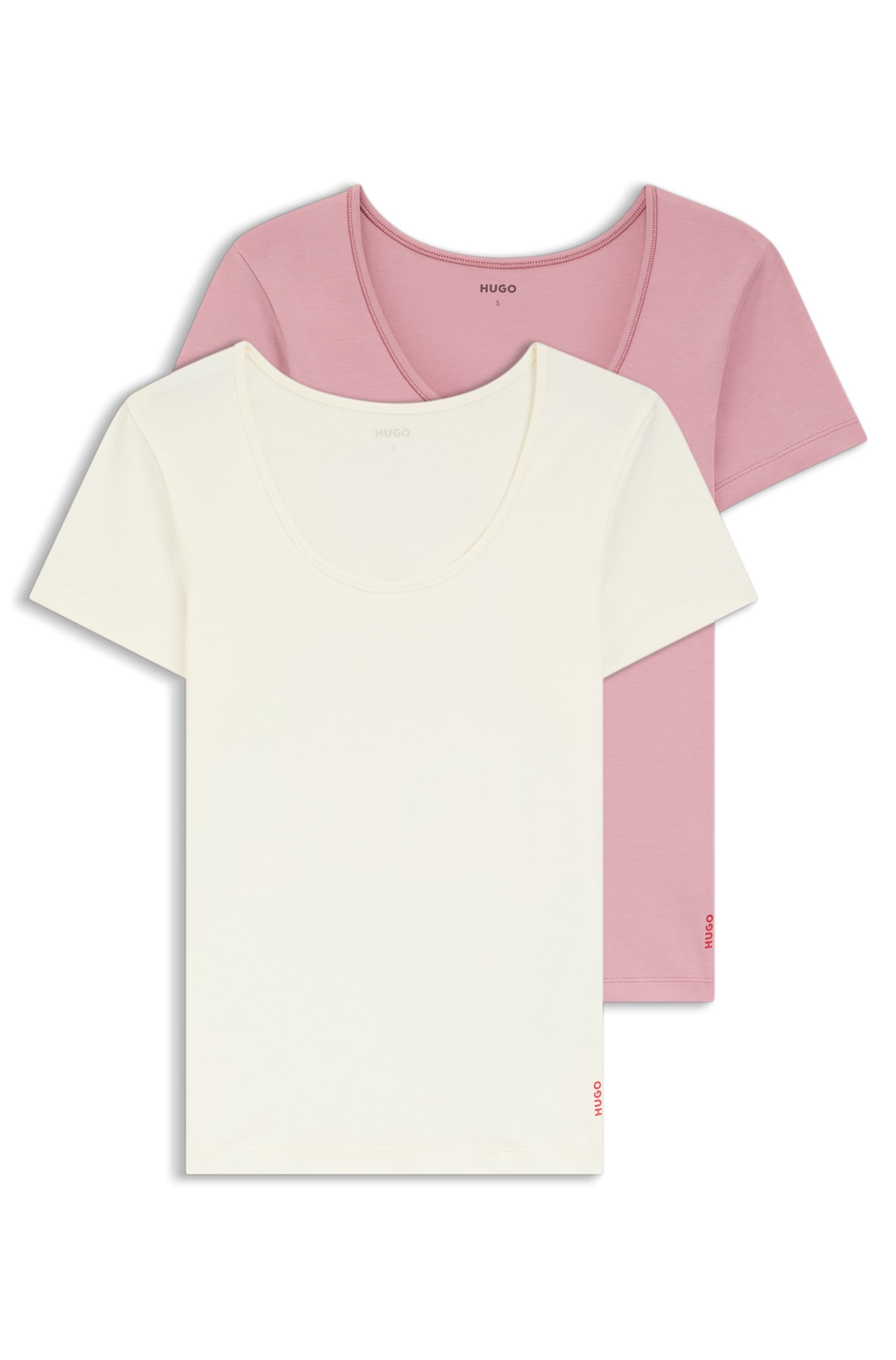HUGO Underwear T-Shirt, (2 tlg.), regular fit, Rundhals günstig online kaufen