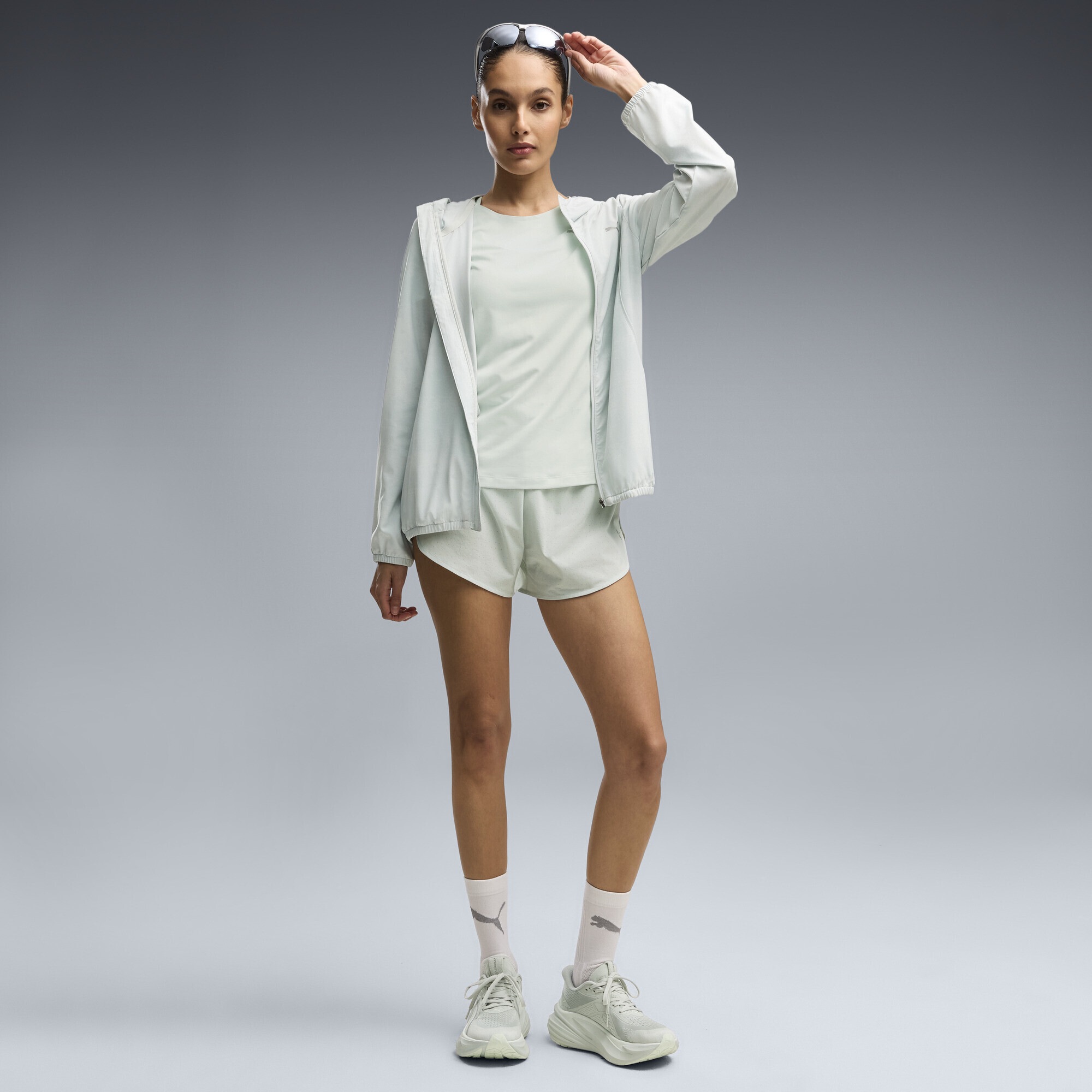 PUMA Trainingsjacke »Run Velocity Gewebte Jacke mit Print Damen«