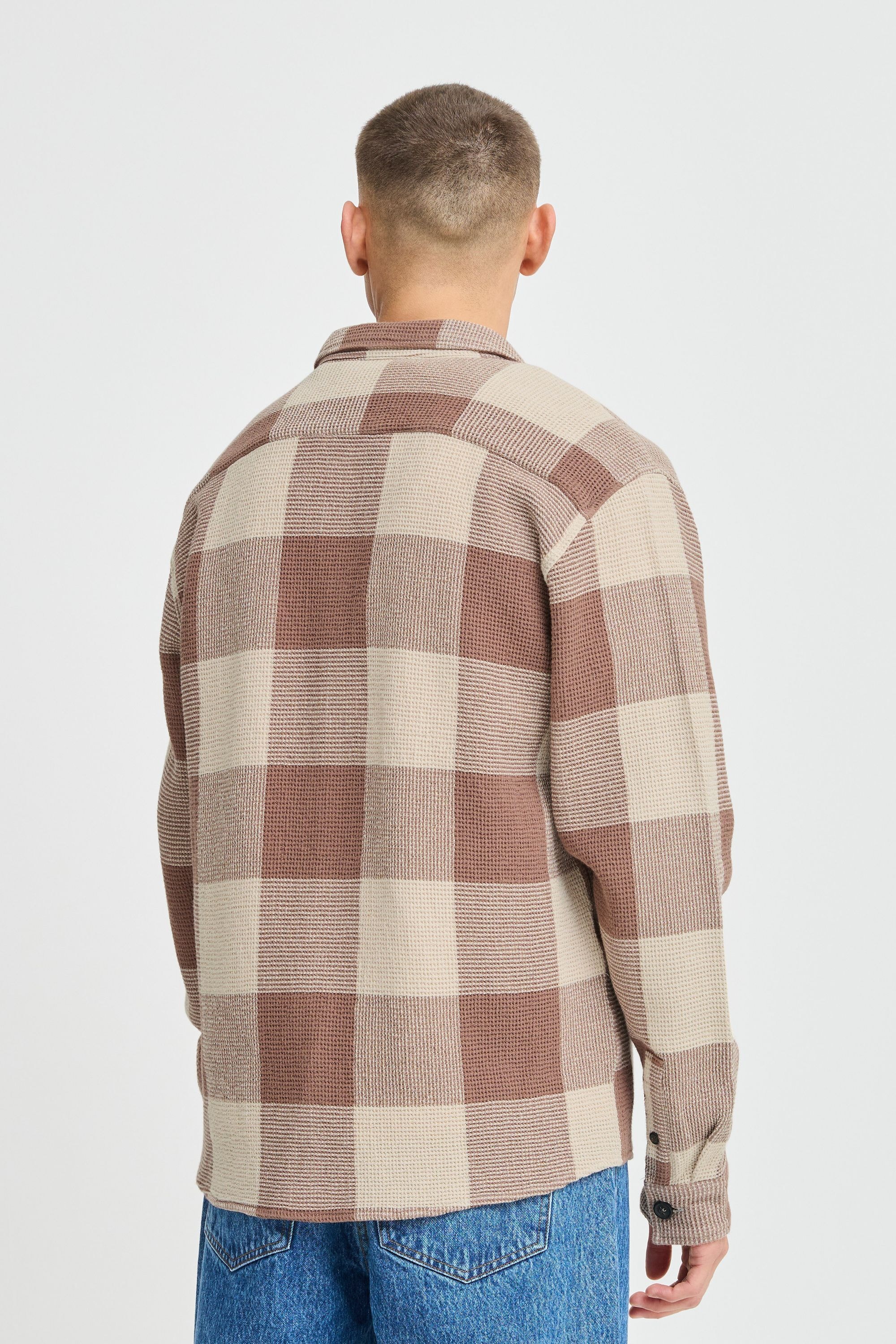 !Solid Langarmhemd »Langarmhemd SDOLIVER WAFFLE CHECK«