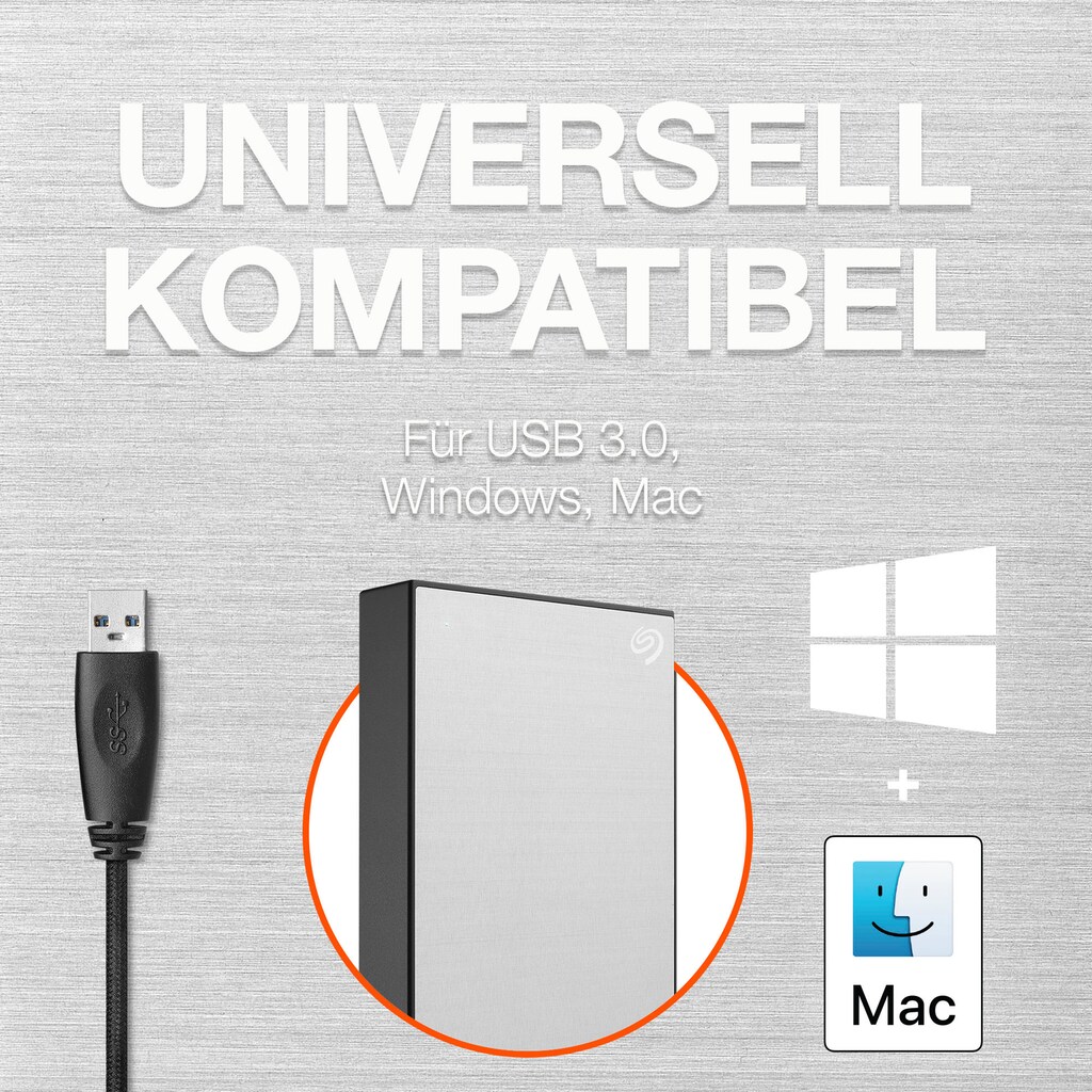 Seagate externe HDD-Festplatte »One Touch Portable Drive 2TB«, 2,5 Zoll, Anschluss USB 3.2