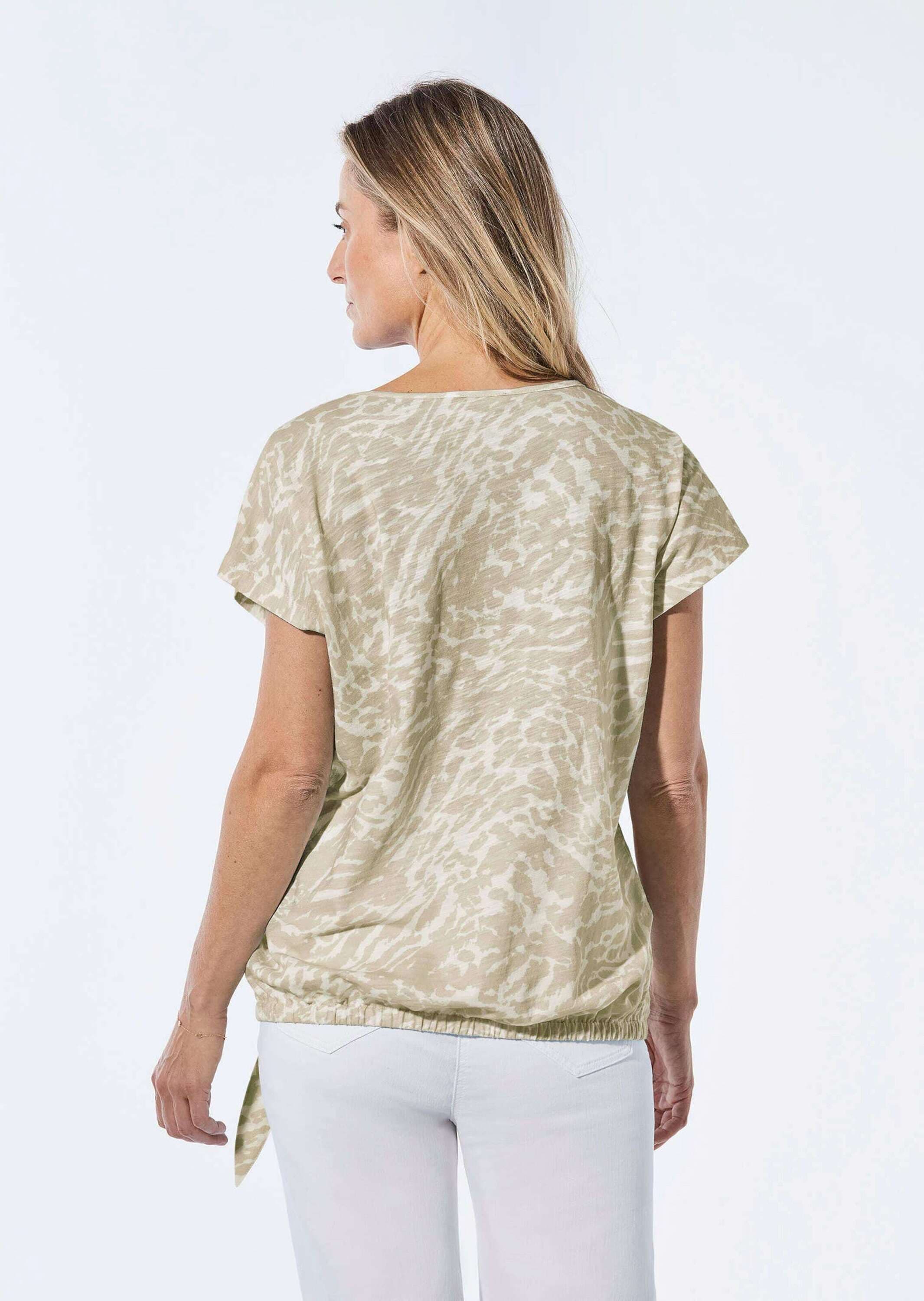 GOLDNER Kurzarmshirt »Shirt Shirt mit U-Boot-Ausschnitt«