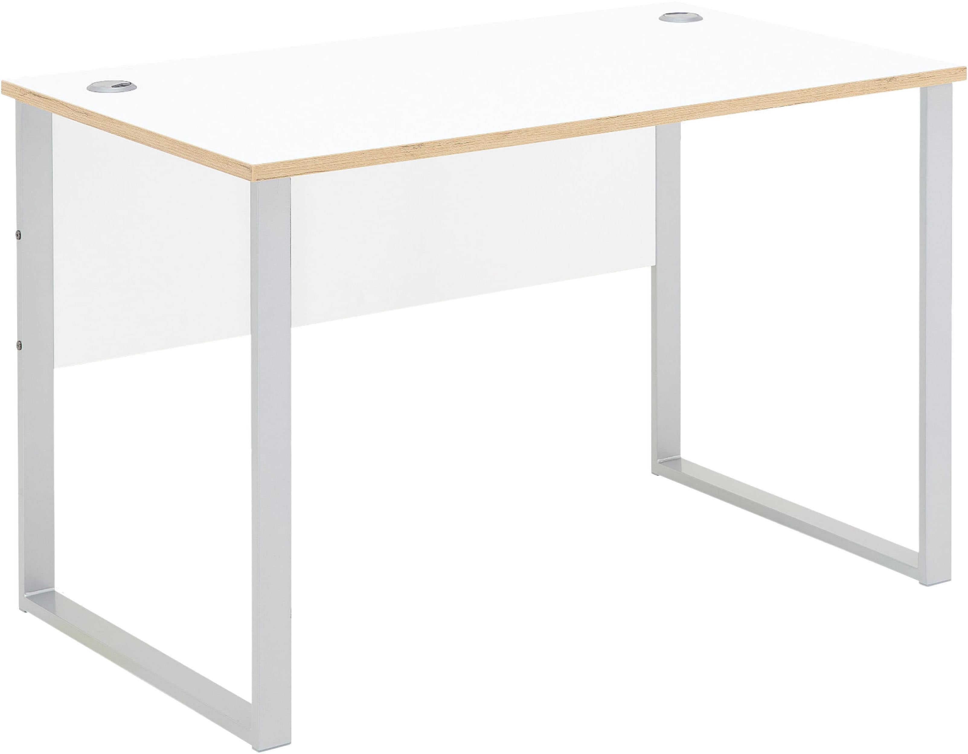 Innostyle Schreibtisch "Memphis Schreibtisch, 120x77x73cm (B/H/T)" 1 Stk. tlg. ABS-Kantenschutz, Soft Touch Oberfläche