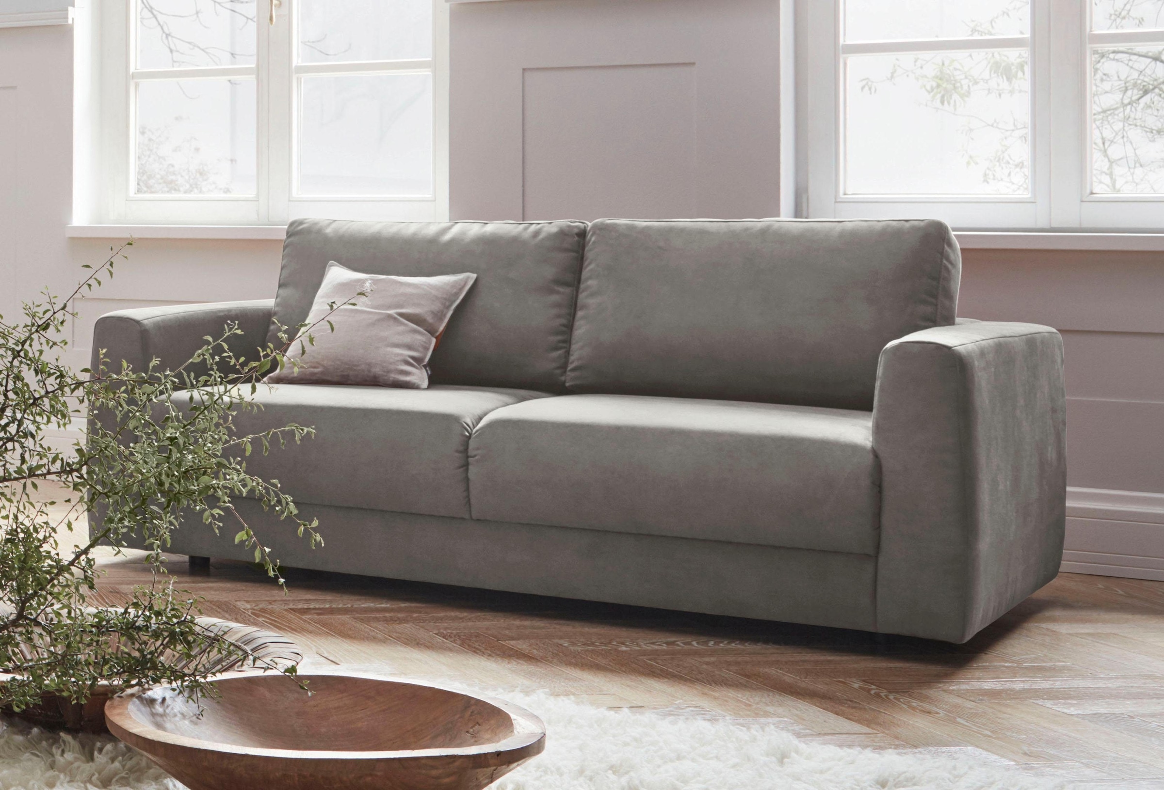 OTTO home 2-Sitzer "Hobro" in 3 Bezugsqualitäten in vielen Farben, Design b günstig online kaufen