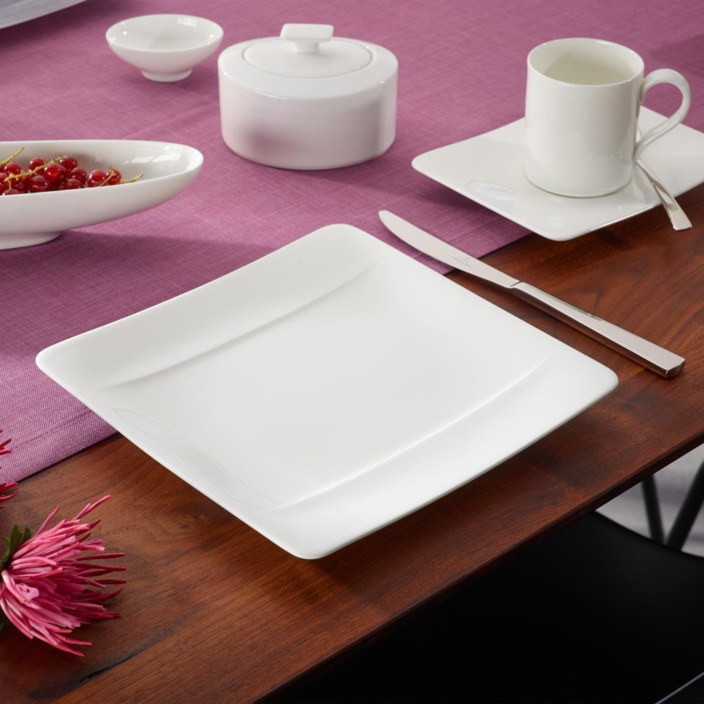 Villeroy & Boch Geschirr-Set »Frühstücks-Set Modern Grace 18er Set weiß« Spülmaschinengeeignet, Mikrowellenfest