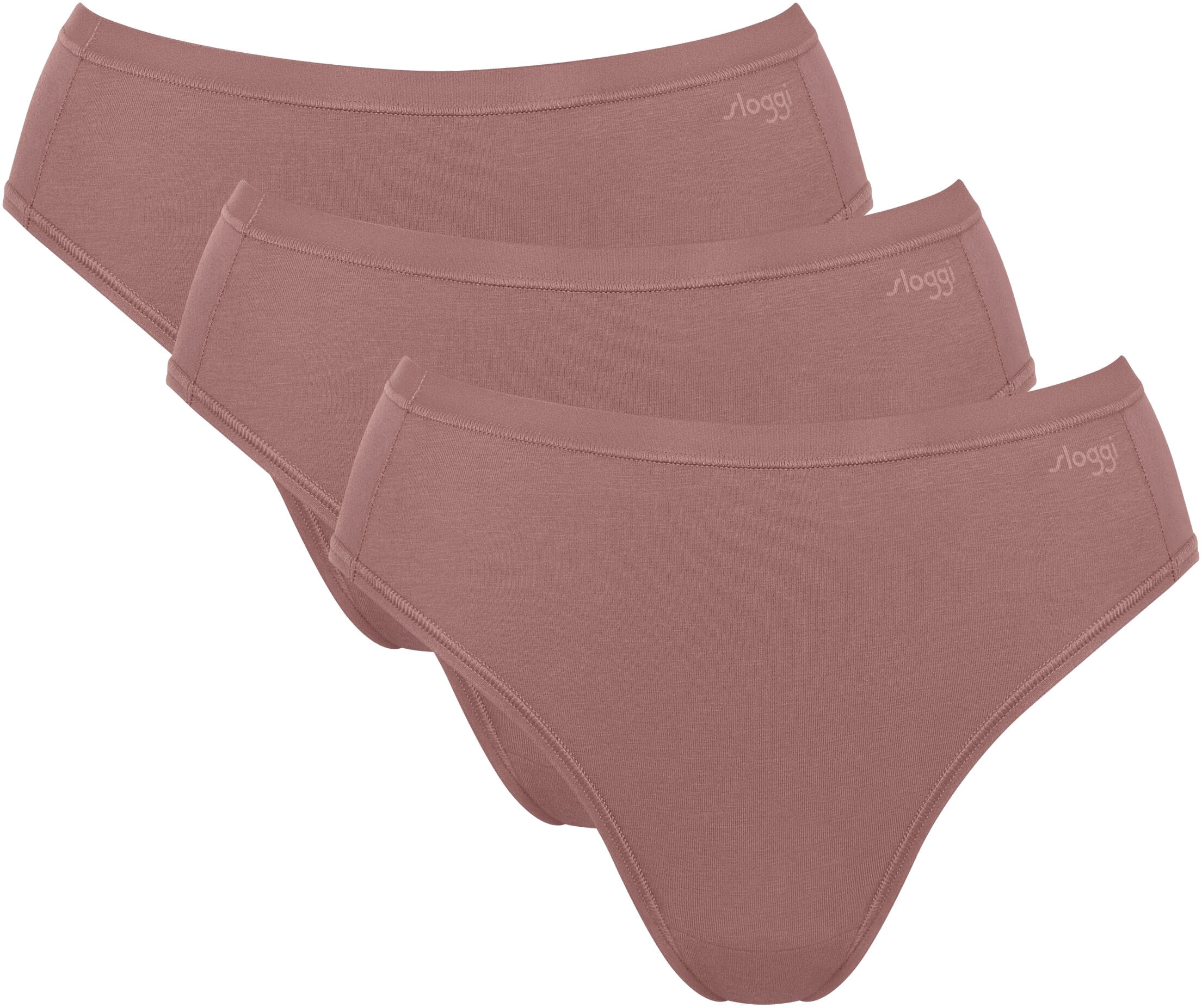 sloggi Tai-Slip "GO Daily Cotton" 3er Pack, Glanz-Effekt Details, hoher Bei günstig online kaufen
