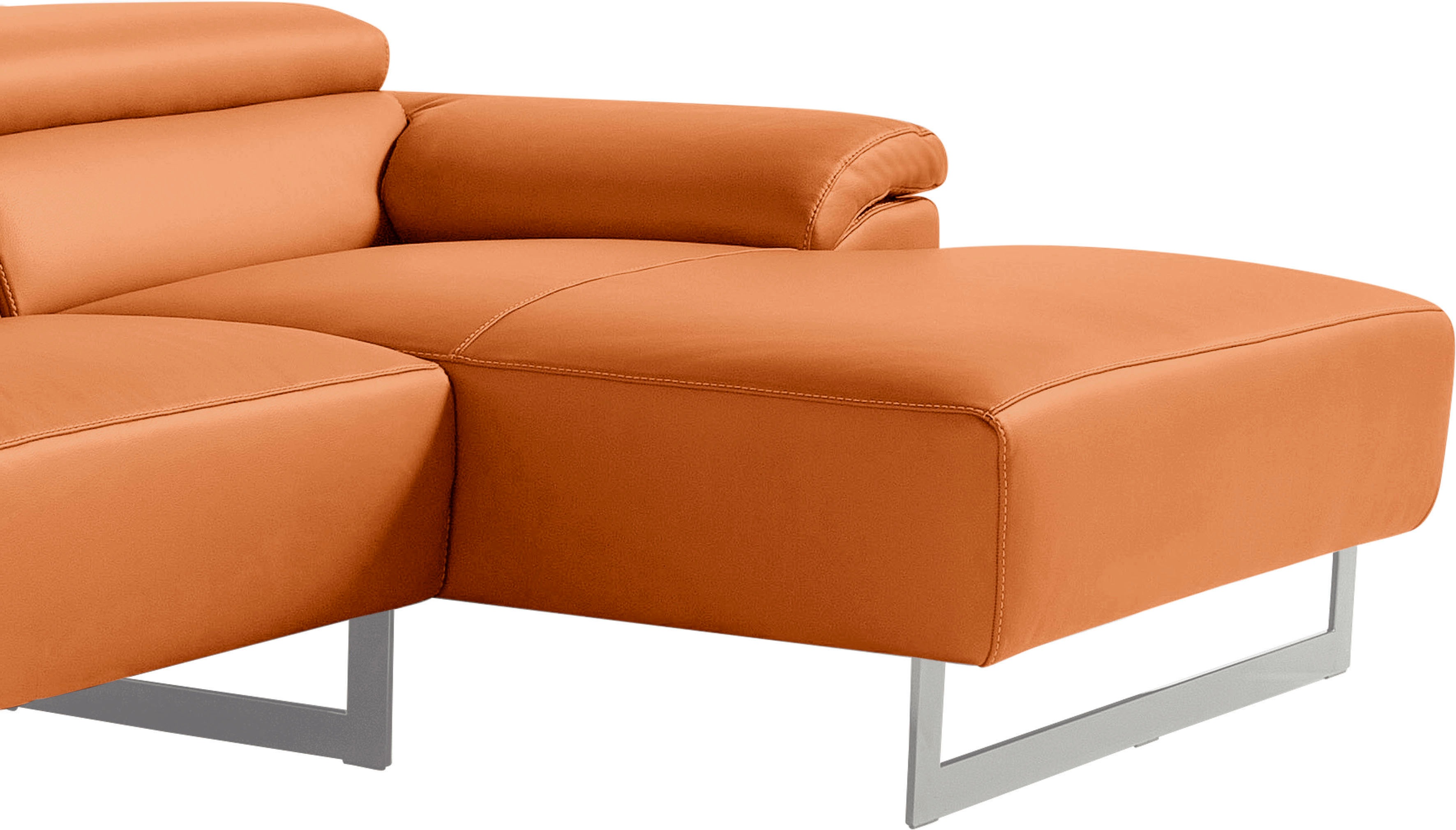 Thumbnail - Egoitaliano Ecksofa "Malika, edel und bequem, Designsofa mit hochwertigen Bezügen, L-Form", mit Recamiere, inkl. Kopftei...