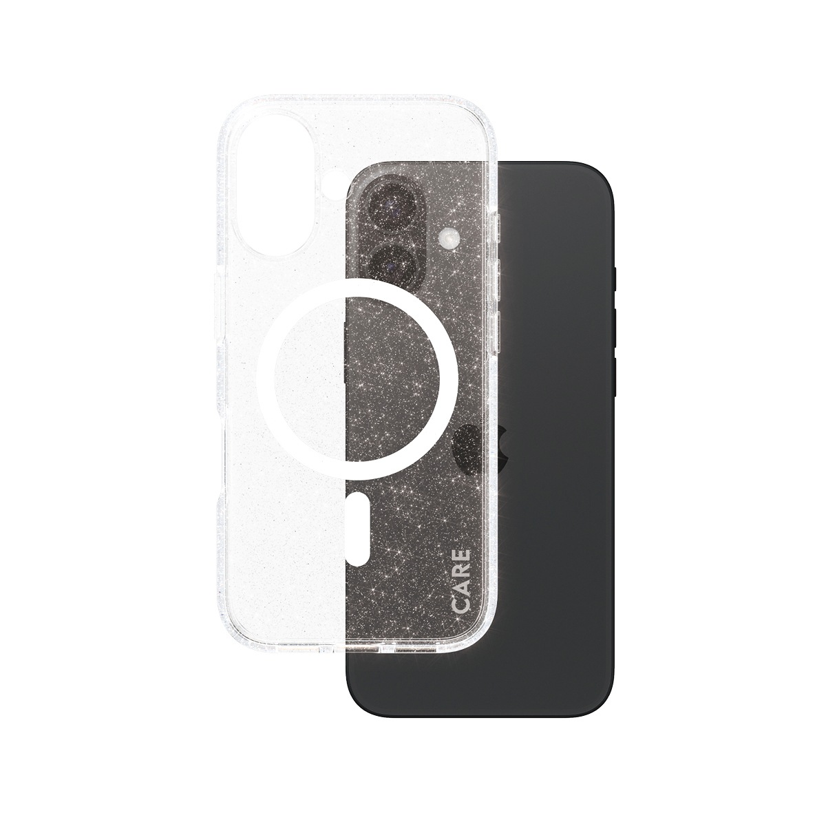 CARE by PanzerGlass Handyhülle »Star Lit Case für Apple iPhone 16«, Backcover, Schutzhülle, Handyschutzhülle, Case, Schutzcase, stoßfest