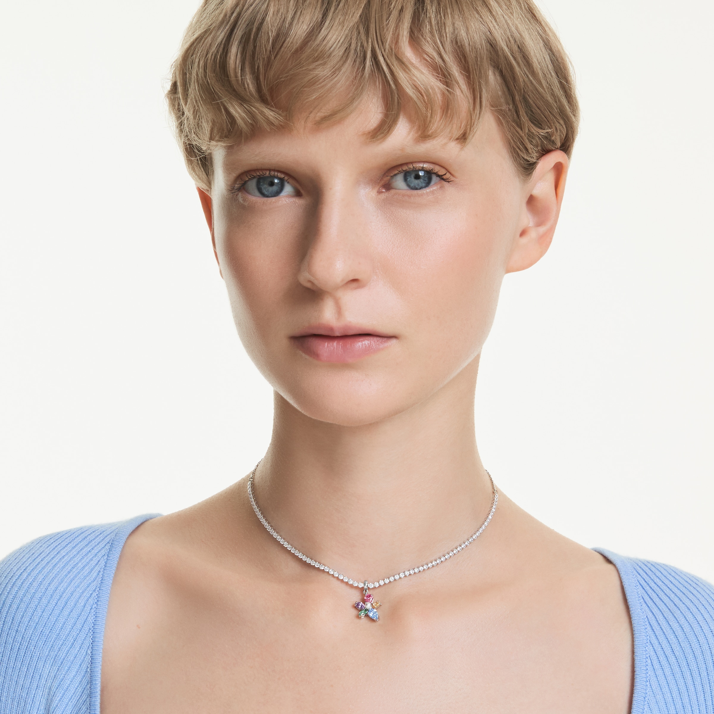 Swarovski Choker »Schmuck Geschenk 2026 CAPSULE Halskette« mit Swarovski® Kristall, Zirkonia (synth.) - mit Swarovski® Perle