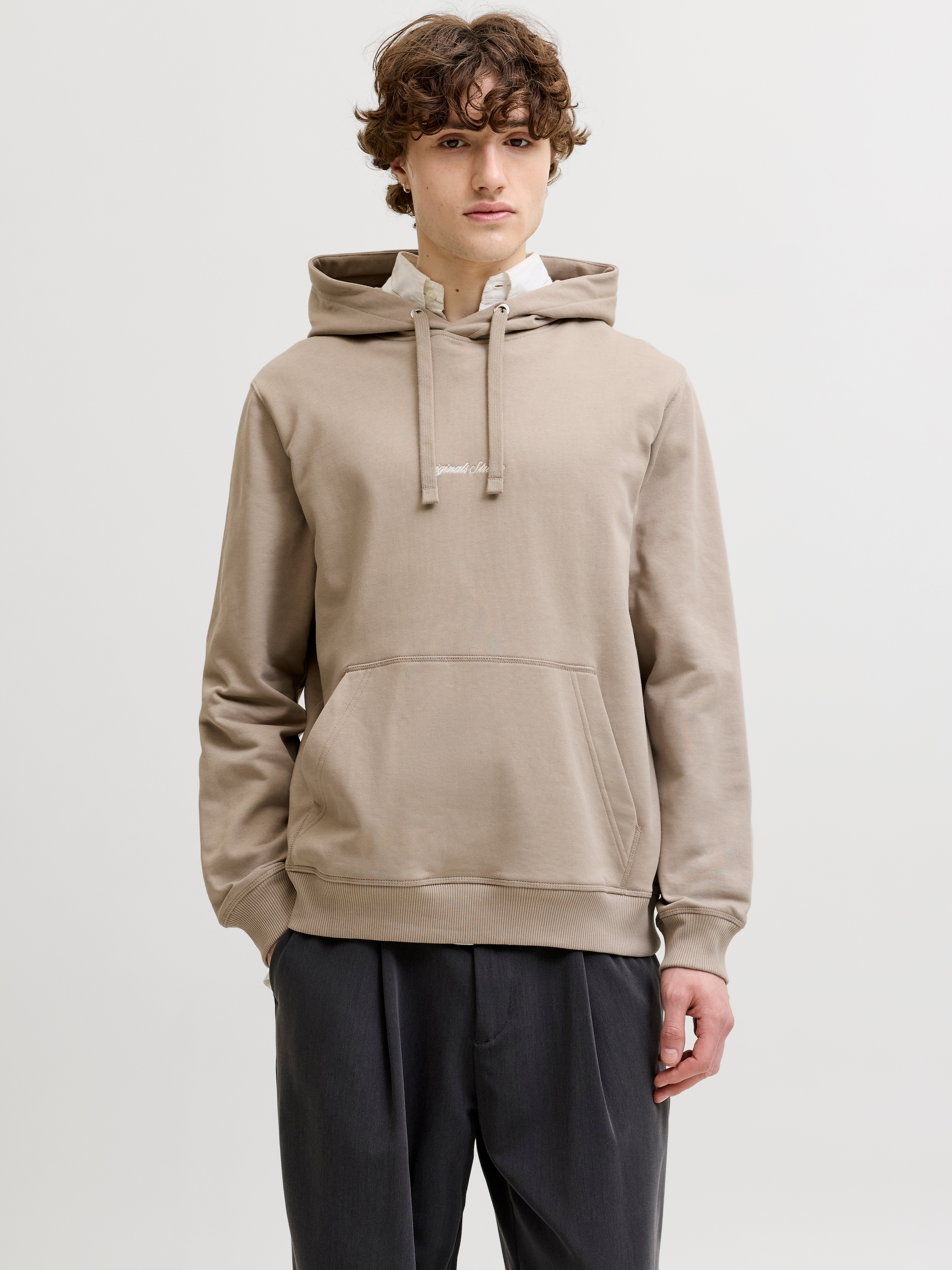 Jack & Jones Kapuzensweatshirt "JORNORREBRO EMB SWEAT HOOD NOOS", mit Logo Print