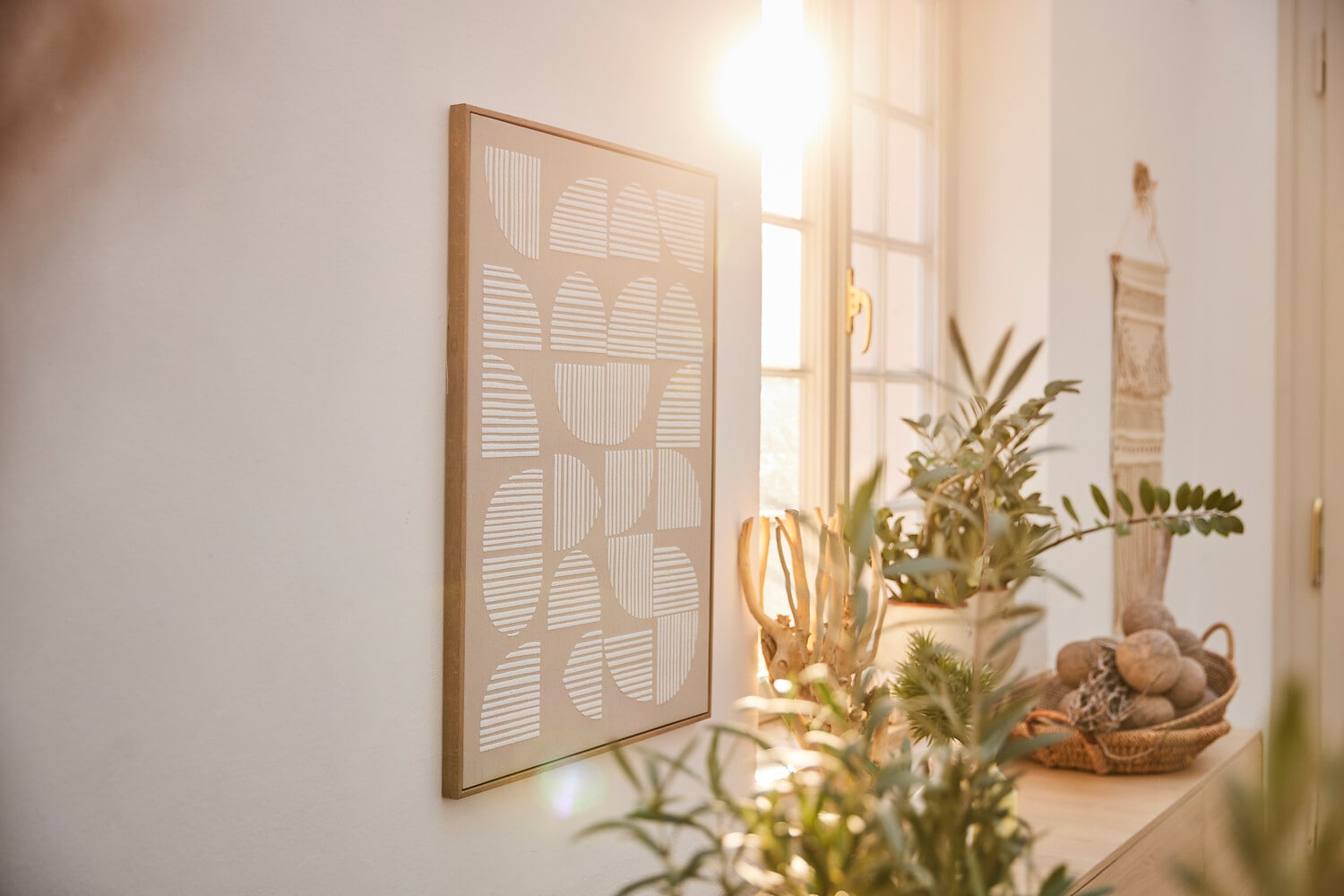 MIRRORS AND MORE Kunstdruck »NORMA« 1 Stk. tlg. Kunstwerk im Geometrischen Design