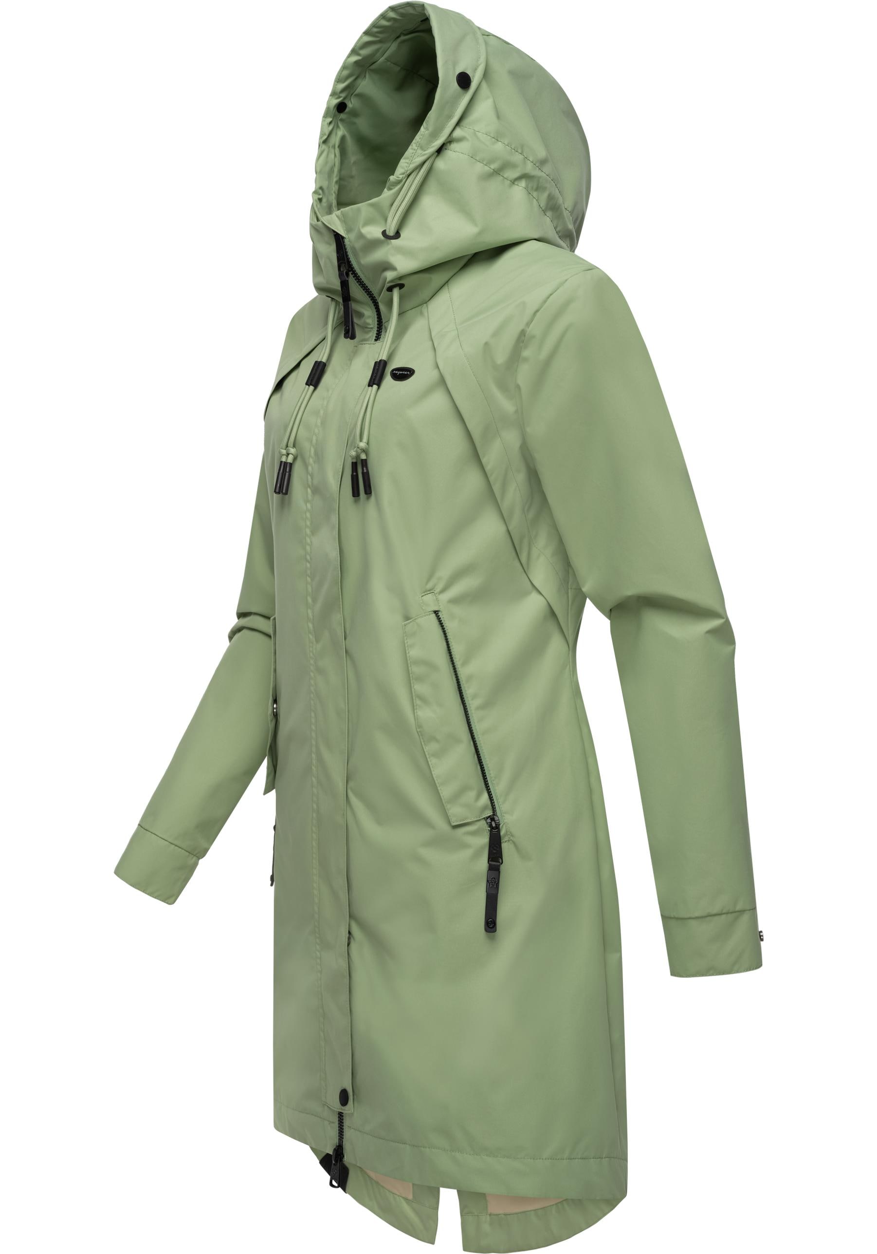 Ragwear Jerseymantel »Rejany«, Wasserdichter Damen Parka für die Übergangszeit