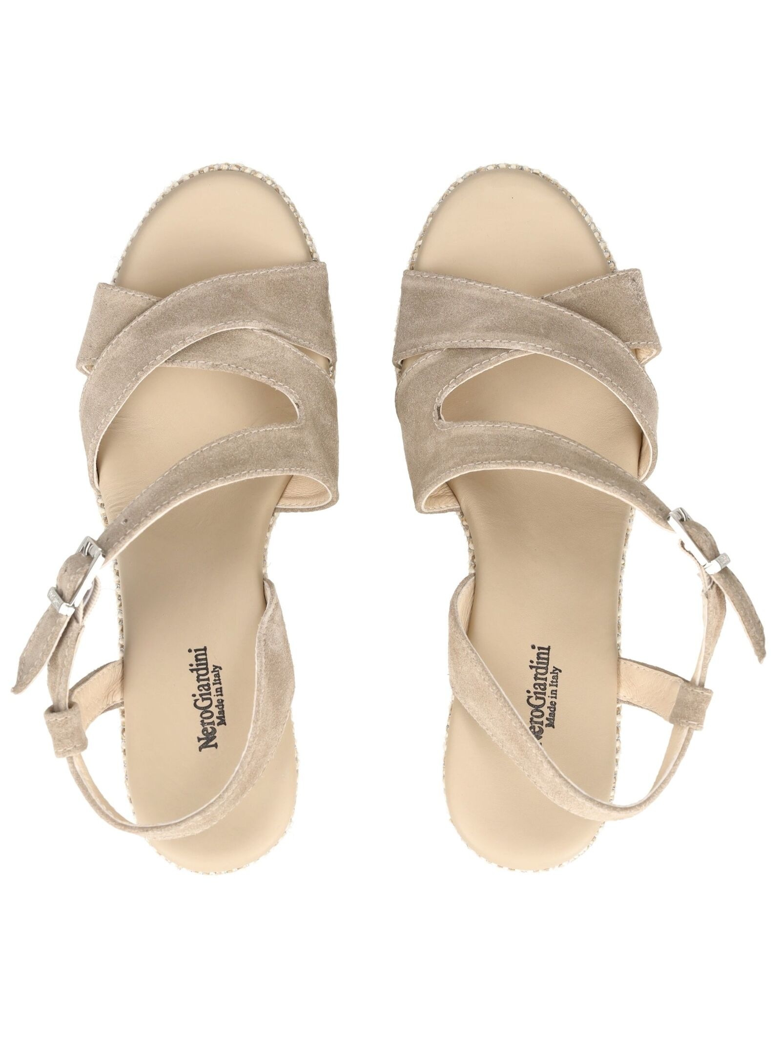 Nero Giardini Keilsandalette »Nero Giardini Sandalen Veloursleder«