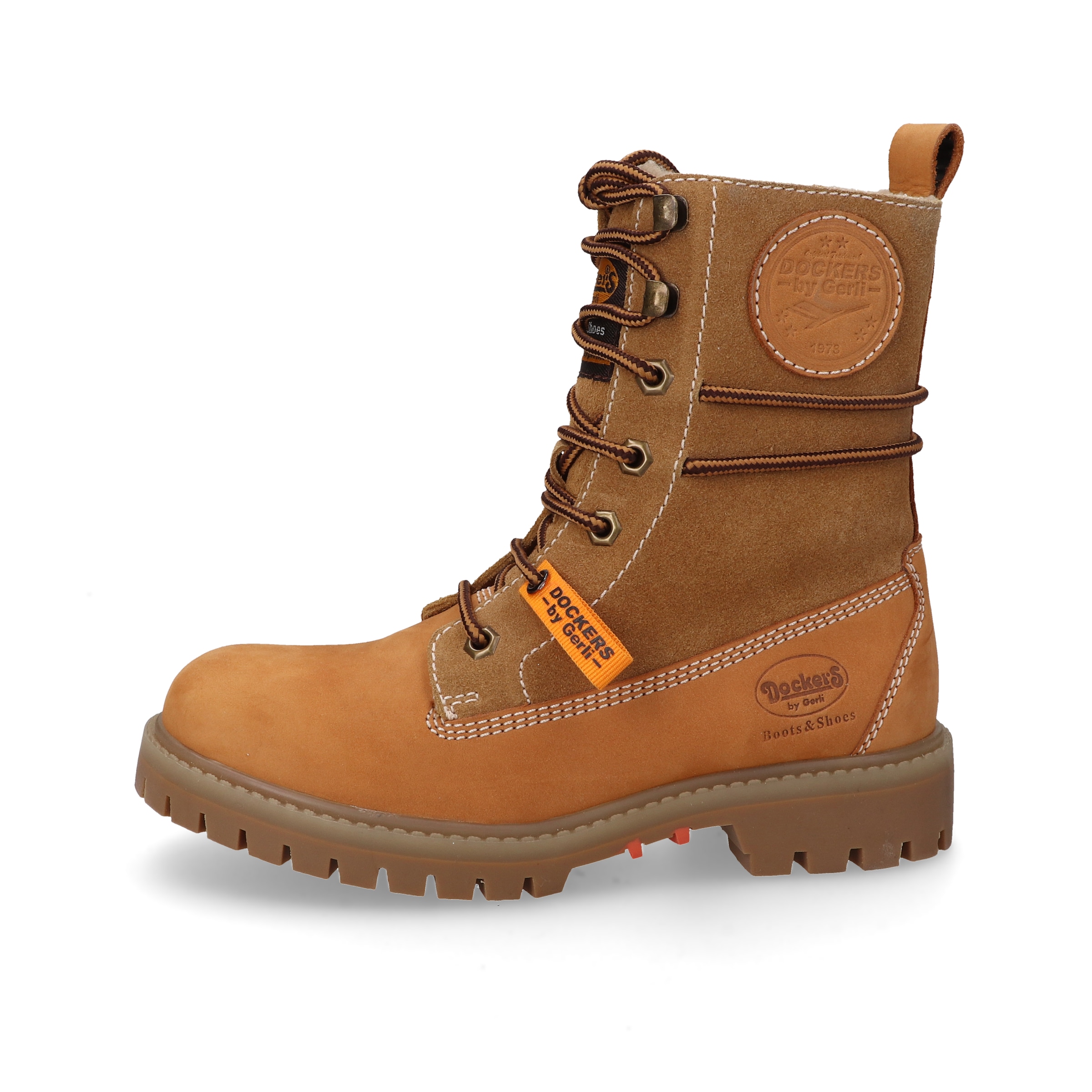 Dockers by Gerli Schnürstiefel, Boots, Casual Boots mit modischen Schnürsenkeln