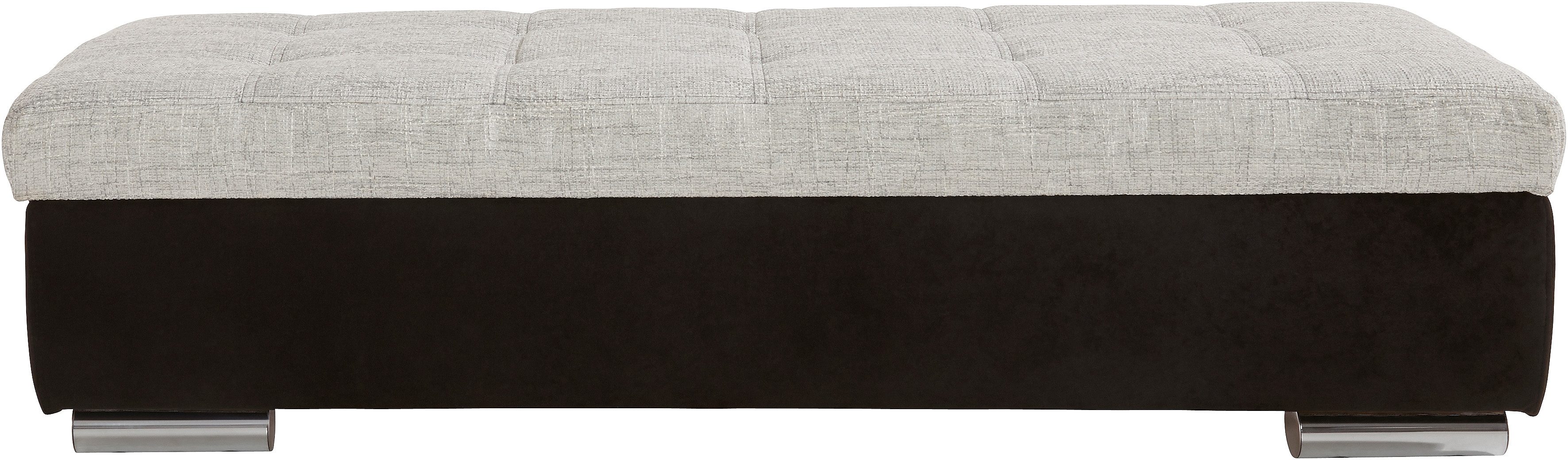 DOMO collection Hocker "TREVISO XXL: 161x60x41 cm" mit Stauraum, auch in Cord, passend zur Serie, moderne Steppung