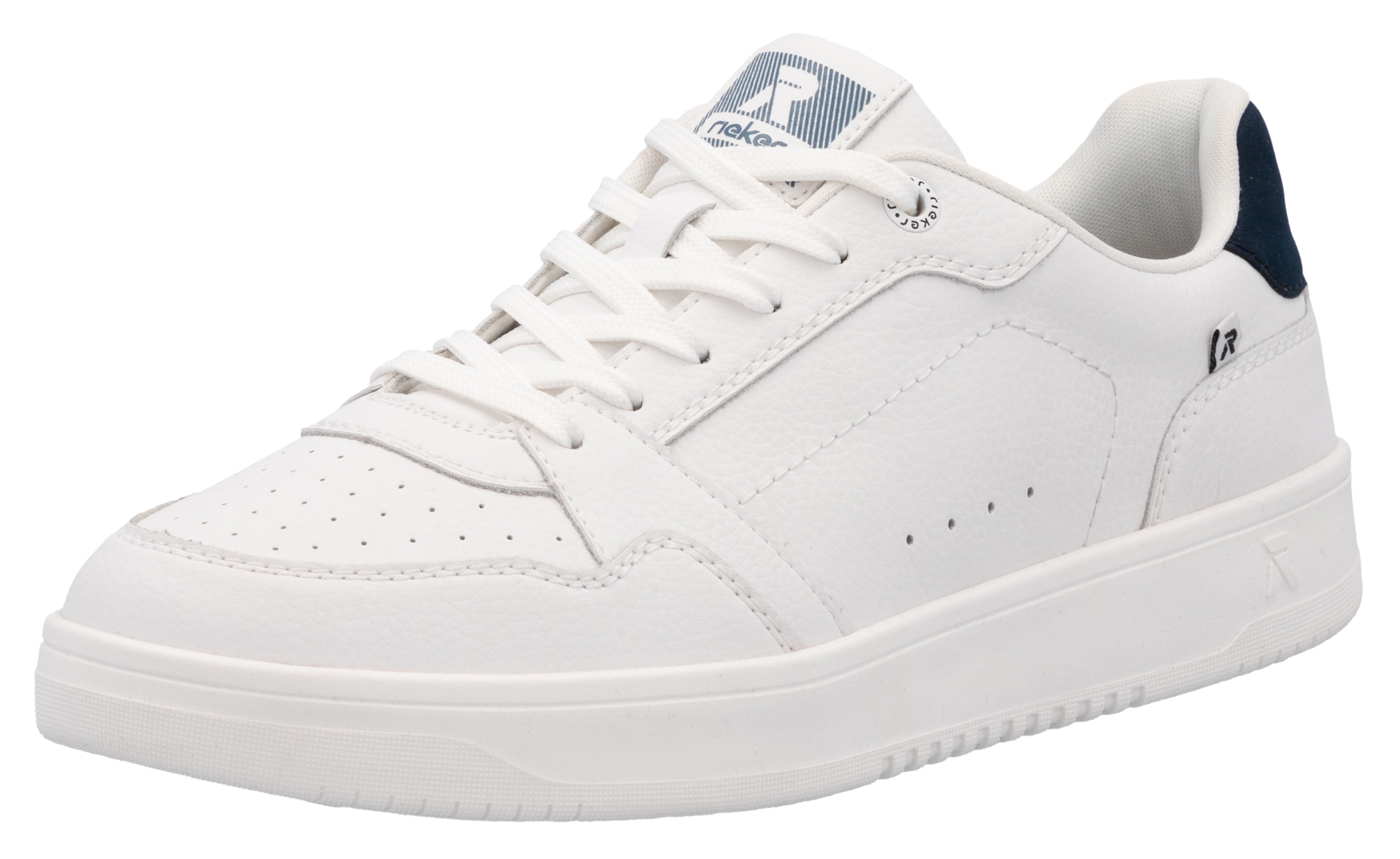 RIEKER Sport Sneaker "Swing2GO", Schnürschuh, Freizeitsneaker, Halbschuh mit dezenter Perforation