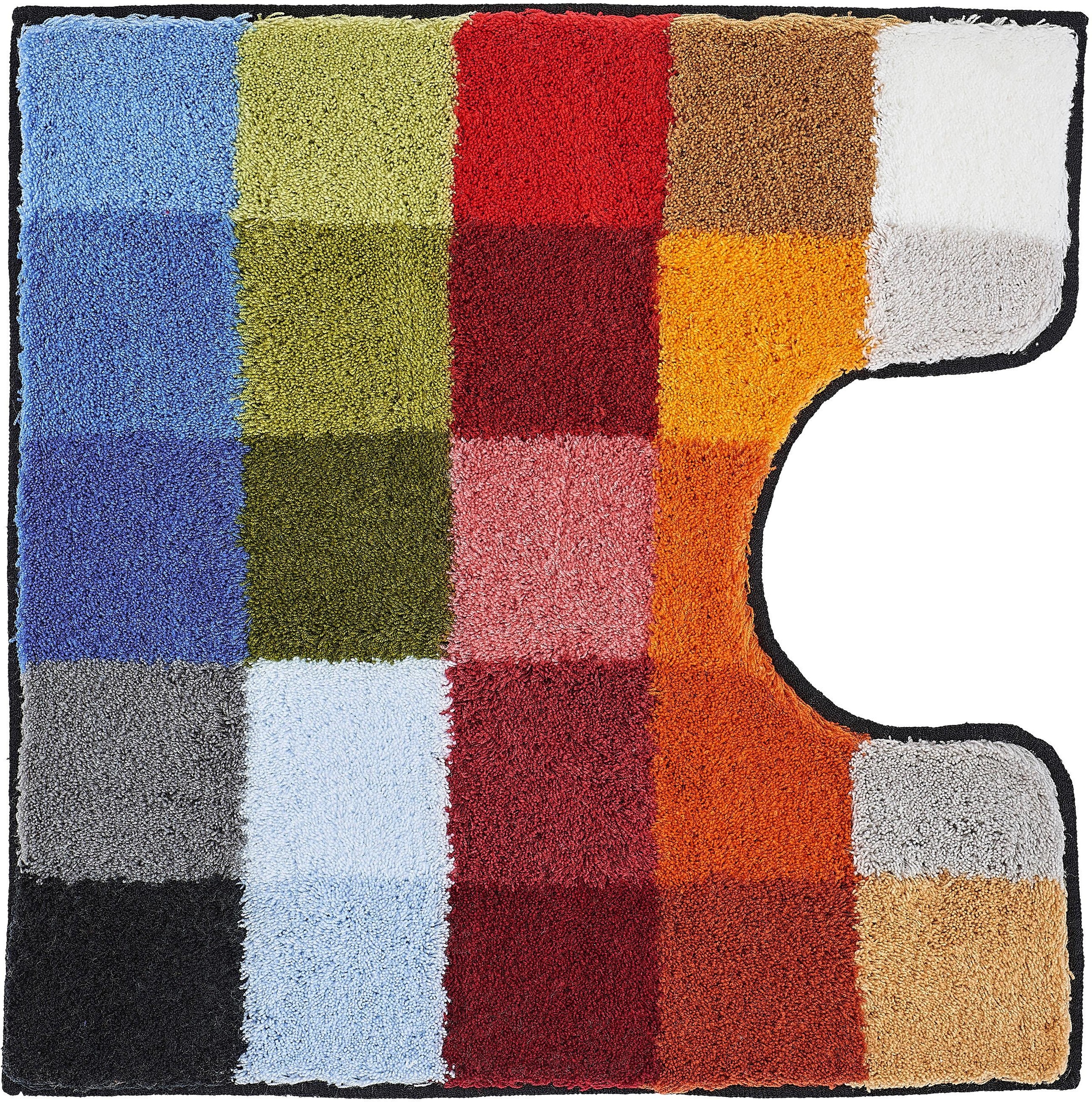 Kleine Wolke Badematte "Cubetto" Höhe 25 mm rutschhemmend beschichtet fußbo günstig online kaufen