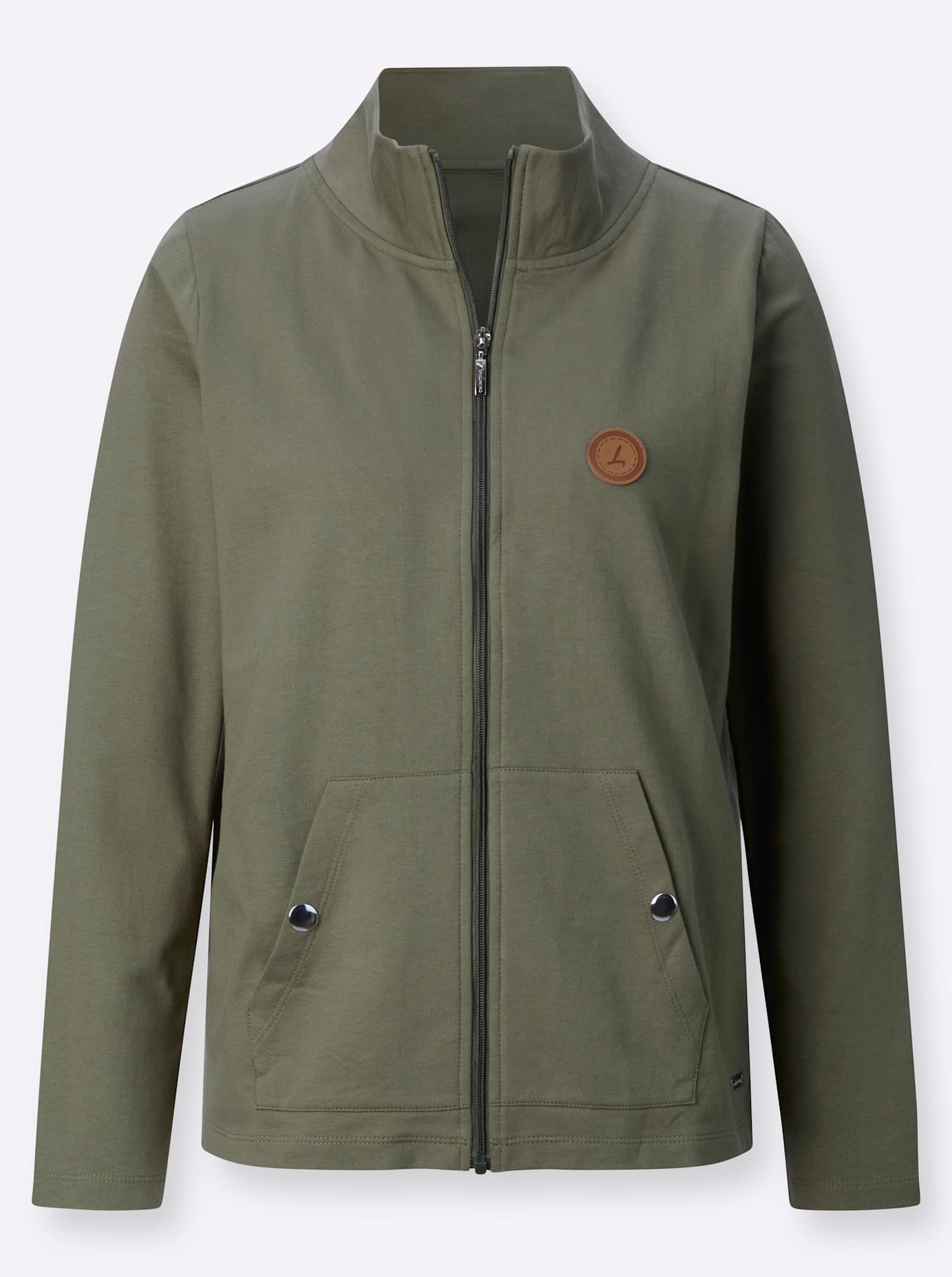 Casual Looks Shirtjacke »Sweatjacke«, (1 tlg.)