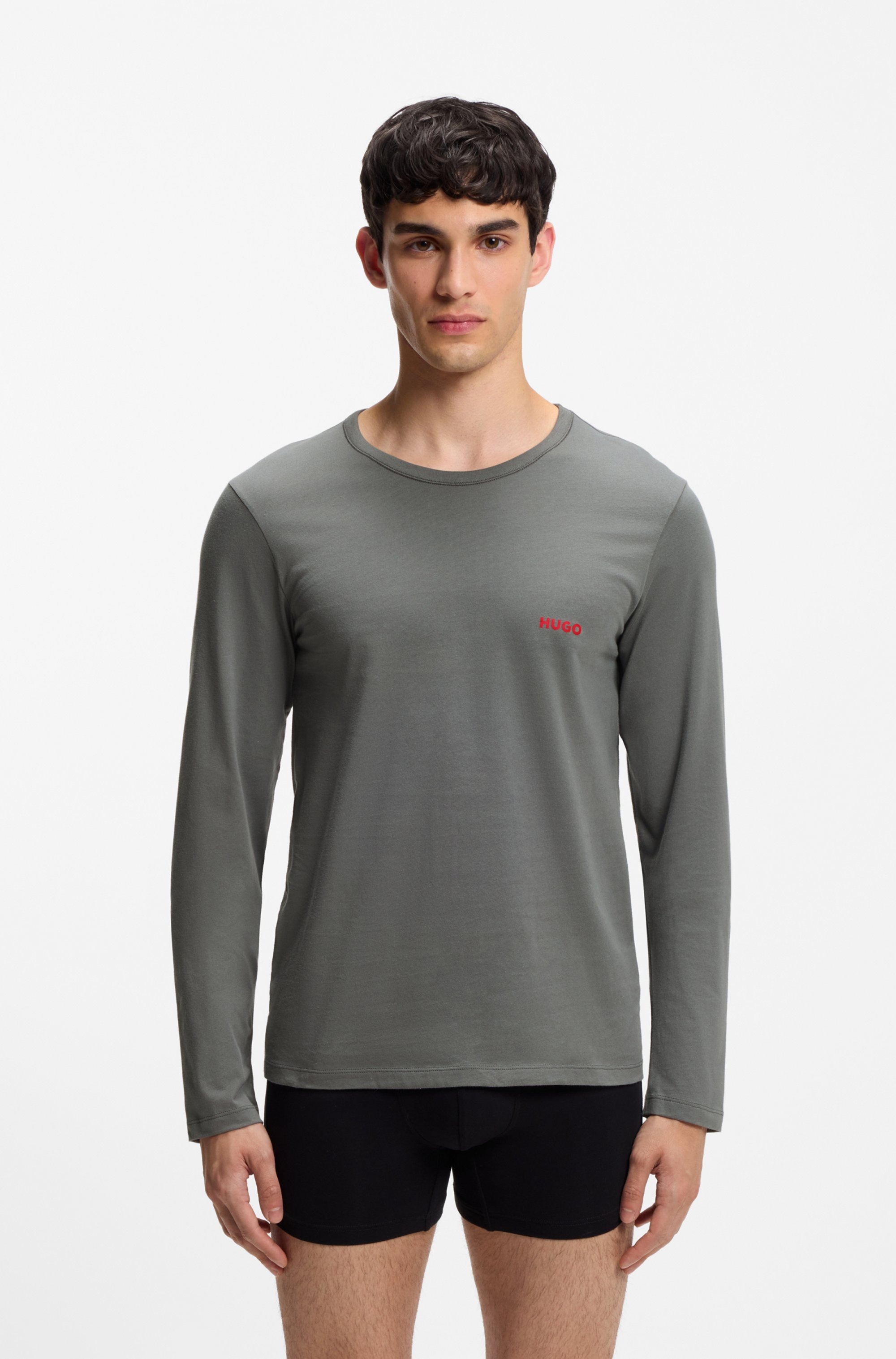 HUGO Underwear Langarmshirt "LS-SHIRT RN TRIPLET" Set, 3er Pack günstig online kaufen