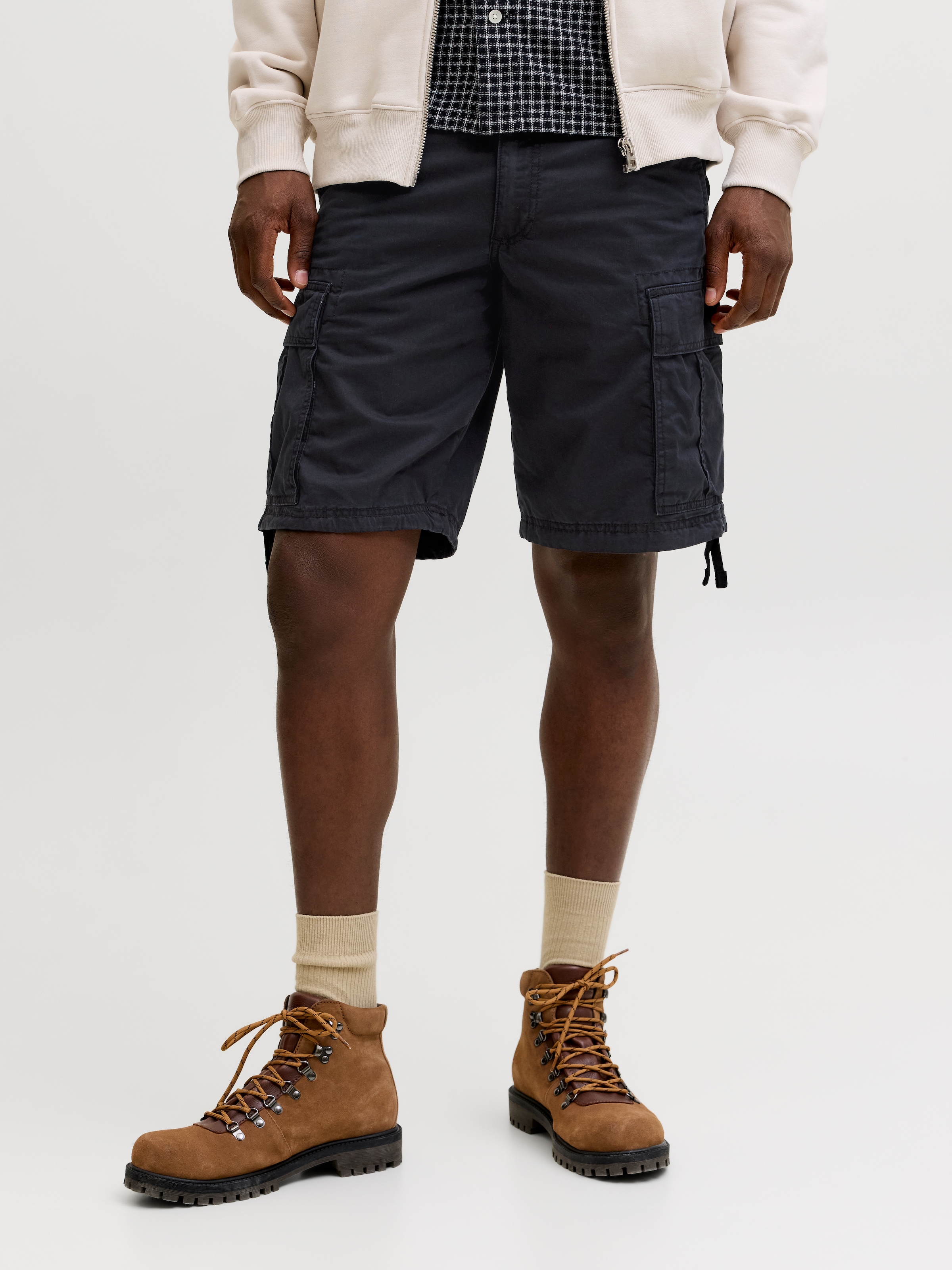 Jack & Jones Short Cargo Cole Frank Black 2XL Homme