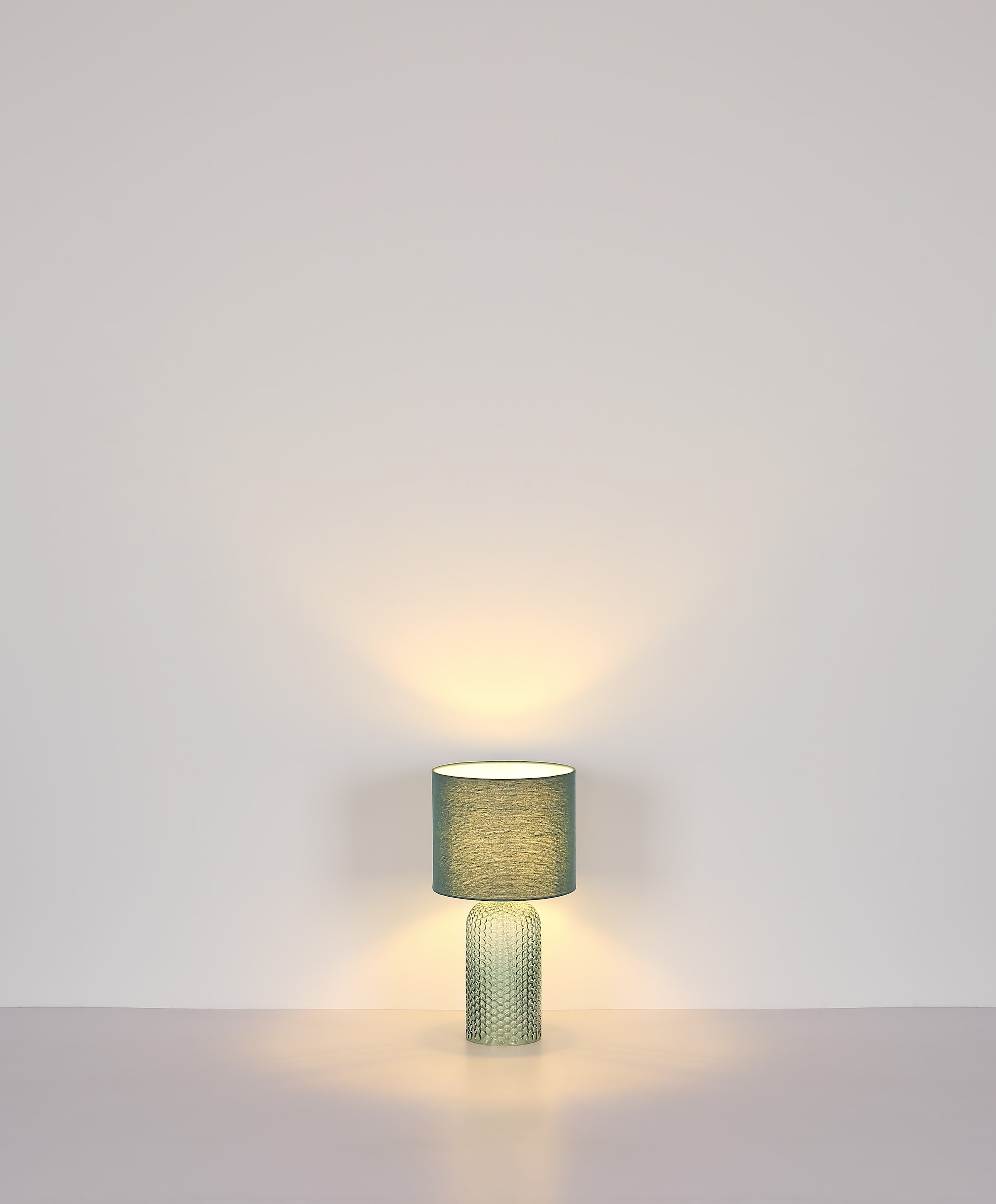 GLOBO LIGHTING Tischleuchte »SOFIA«, Leuchtmittel E27 | ohne Leuchtmittel, Tischlampe/blassgrün/Wohnzimmer/Flur/Schlafzimmer