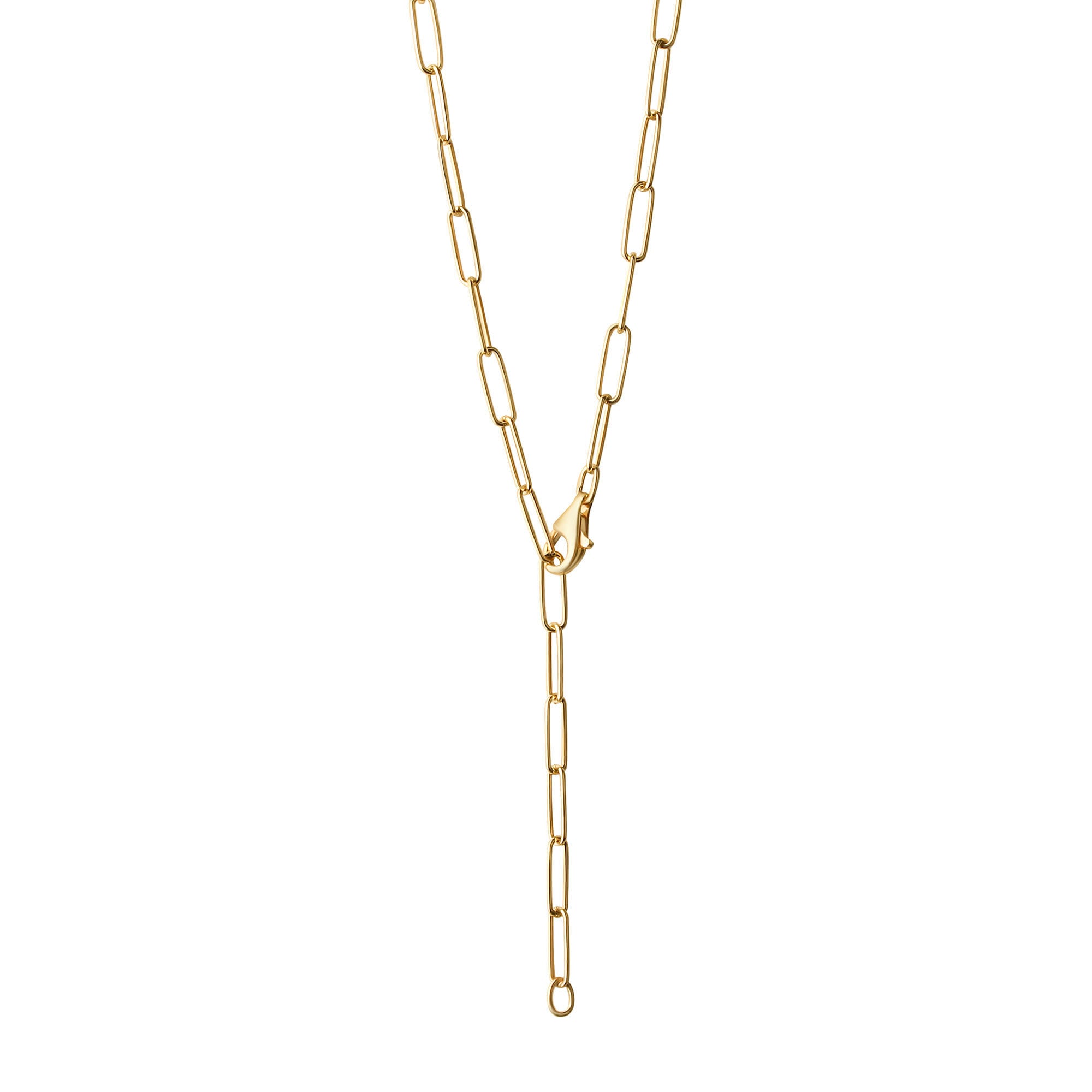 Vivance Collierkettchen »925/- Sterlingsilber vergoldet Gliederkette glanz 60 cm«