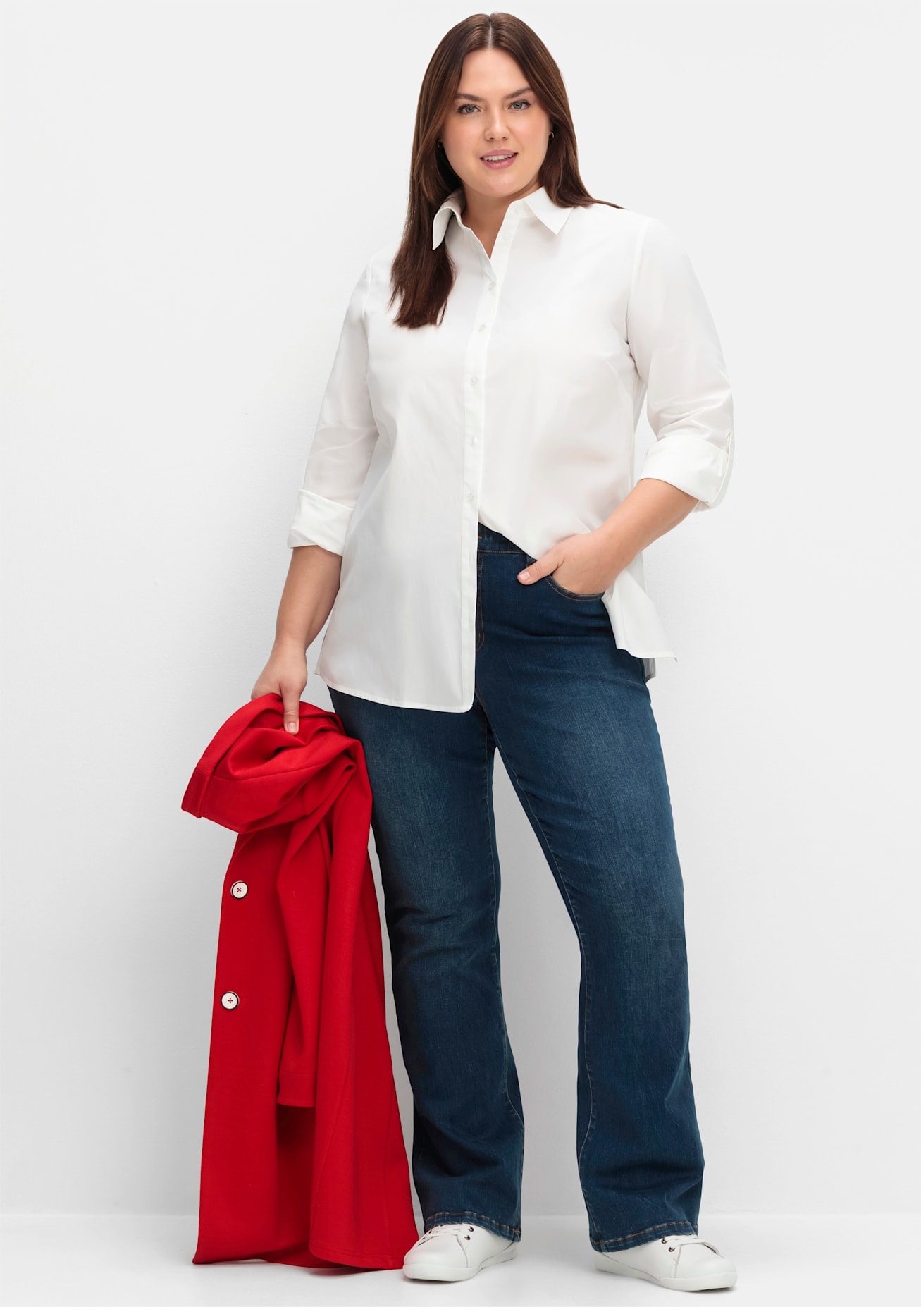 Sheego Bequeme Jeans 1 Stk. tlg. günstig online kaufen