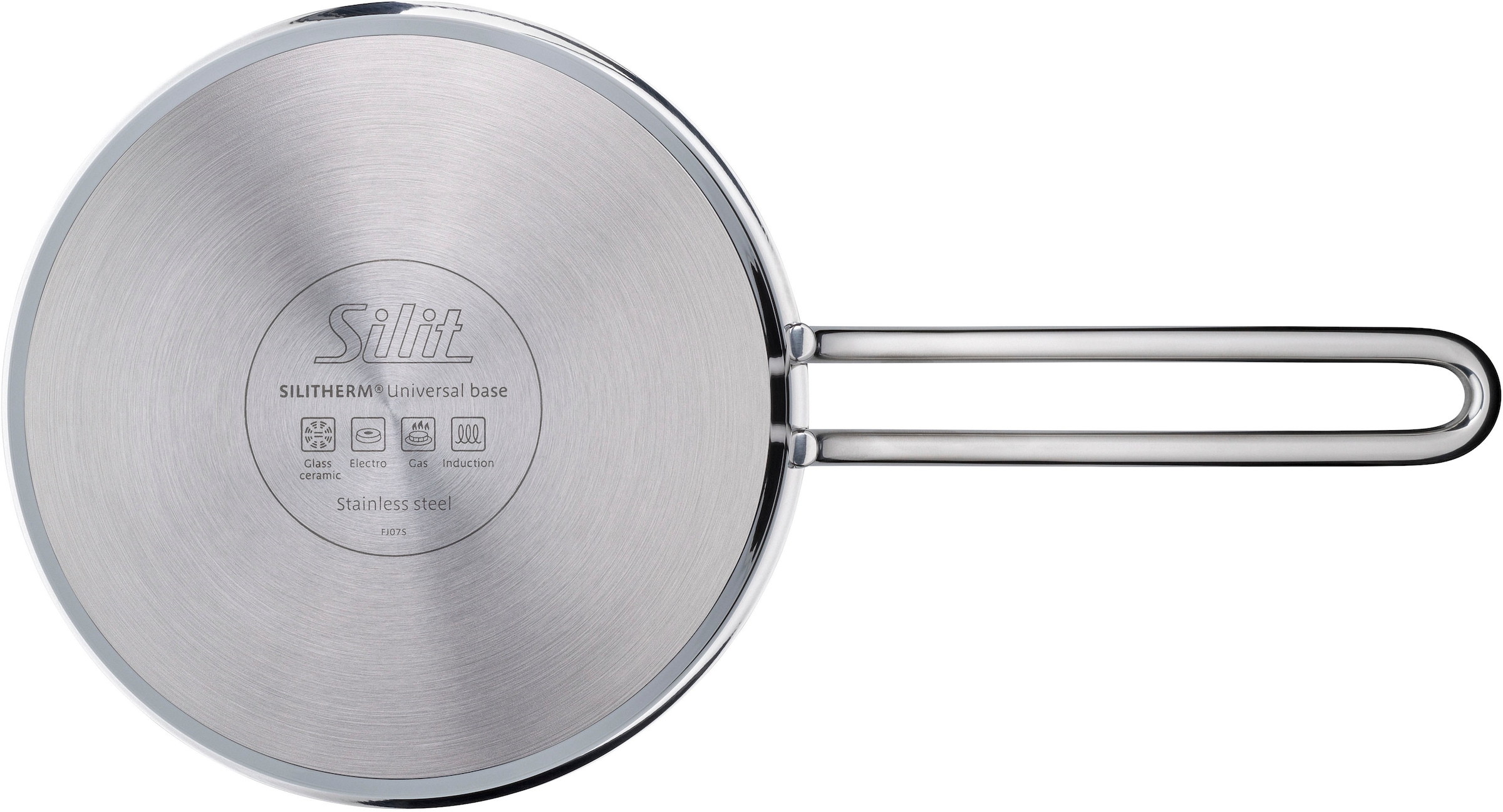Silit Kasserolle »Extra Cook«, Edelstahl 18/10, (1 tlg.), SiliTherm Universalboden, induktionsgeeignet, spülmaschinengeeignet