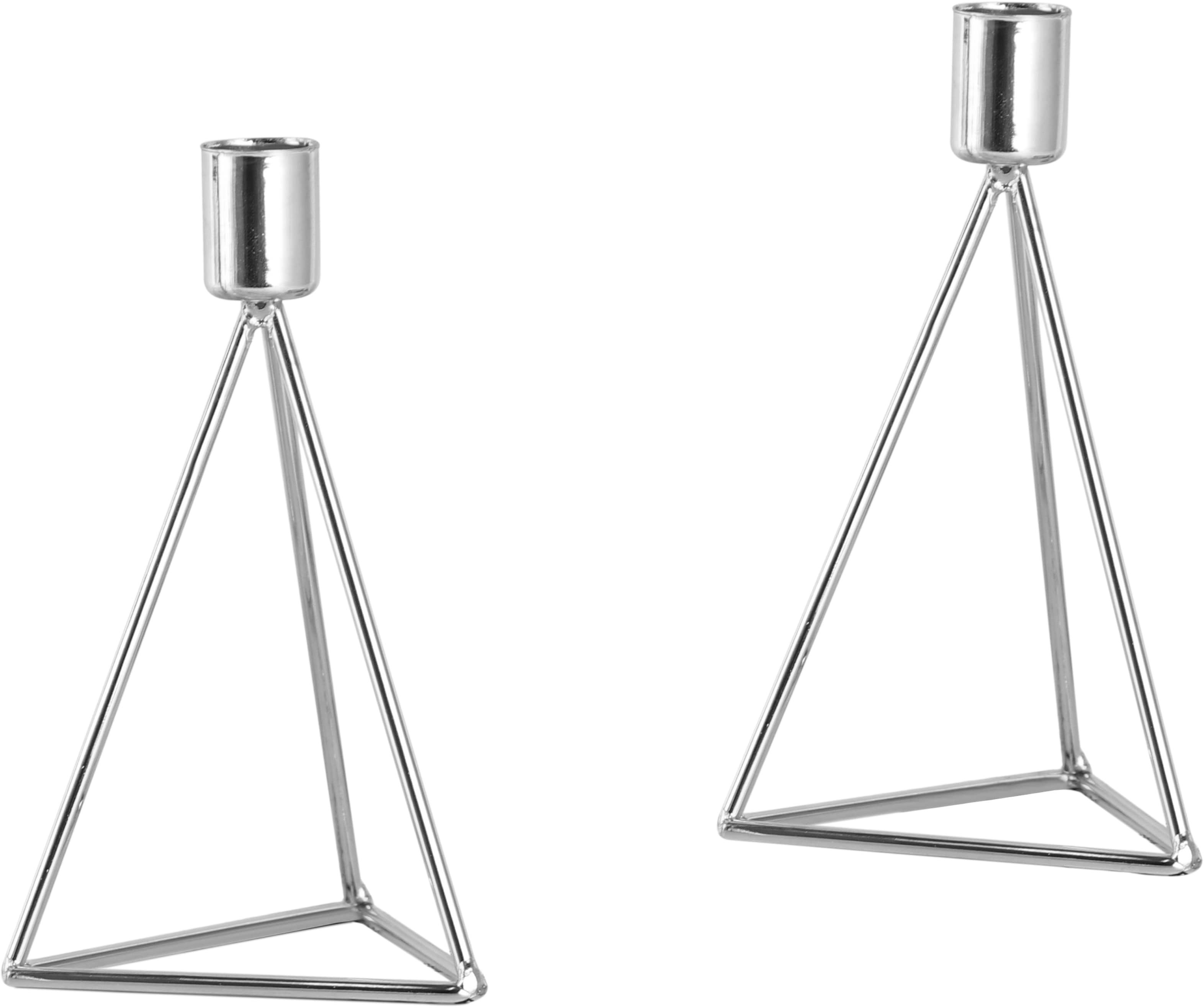 ECHTWERK "Modern Small, Weihnachtsdeko" moderner Kerzenhalter aus Eisen, Kerzenständer, Höhe ca. 16,5 cm