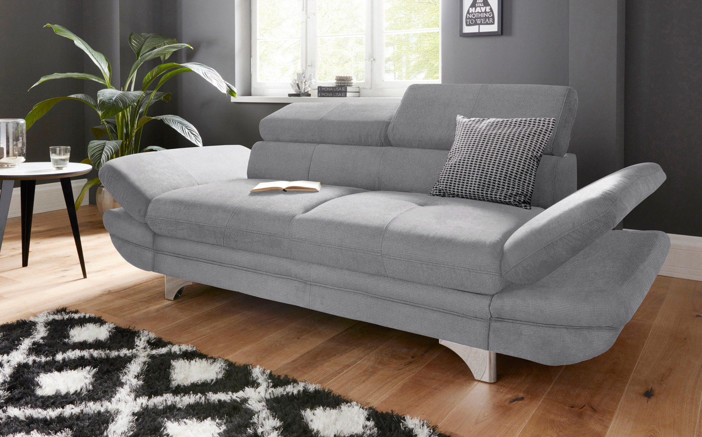 COTTA 2-Sitzer "Enterprise", Big-Sofa, mit Armteilverstellung & Kopfteilver günstig online kaufen