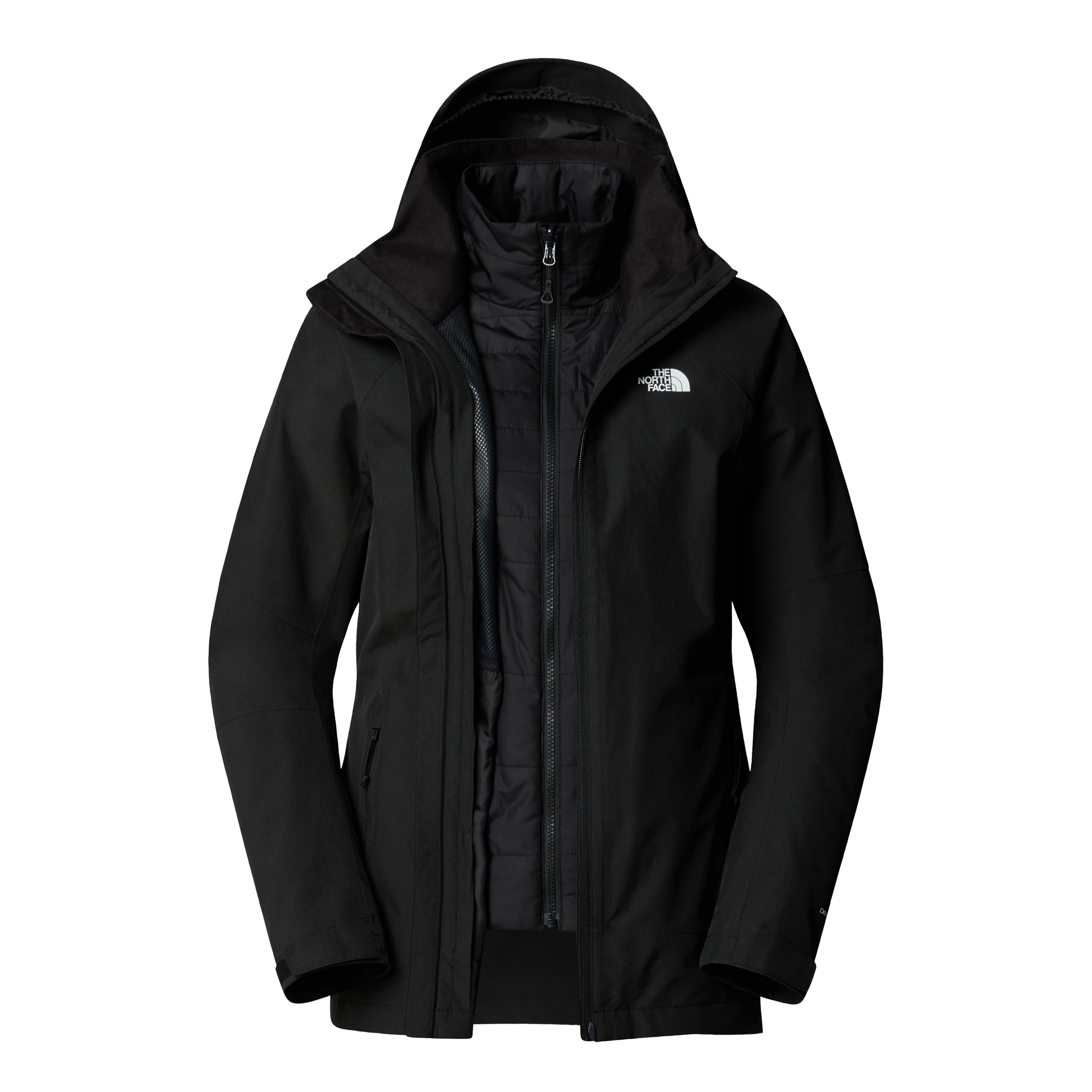 The North Face 3-in-1-Funktionsjacke »W INLUX TRICLIMATE - EU«, (1 St.), 3-in-1, warm, wasserdicht, feminin – Übergangsjacke