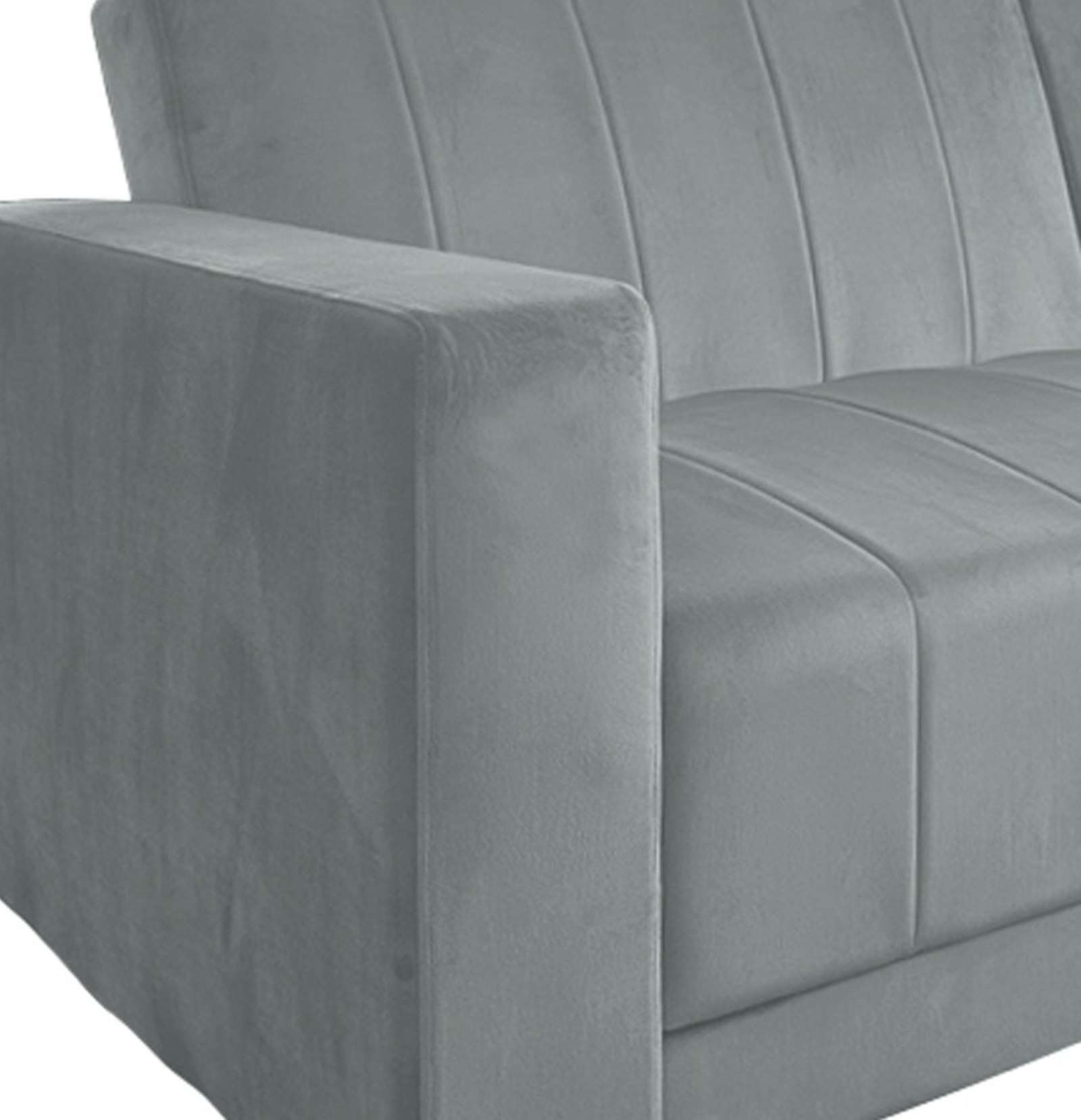Dorel Home 3-Sitzer »Allie II Schlafsofa 225 cm«, Bett-Funktion (108/190cm), Rückenlehne 2-teilig, mit Steppung